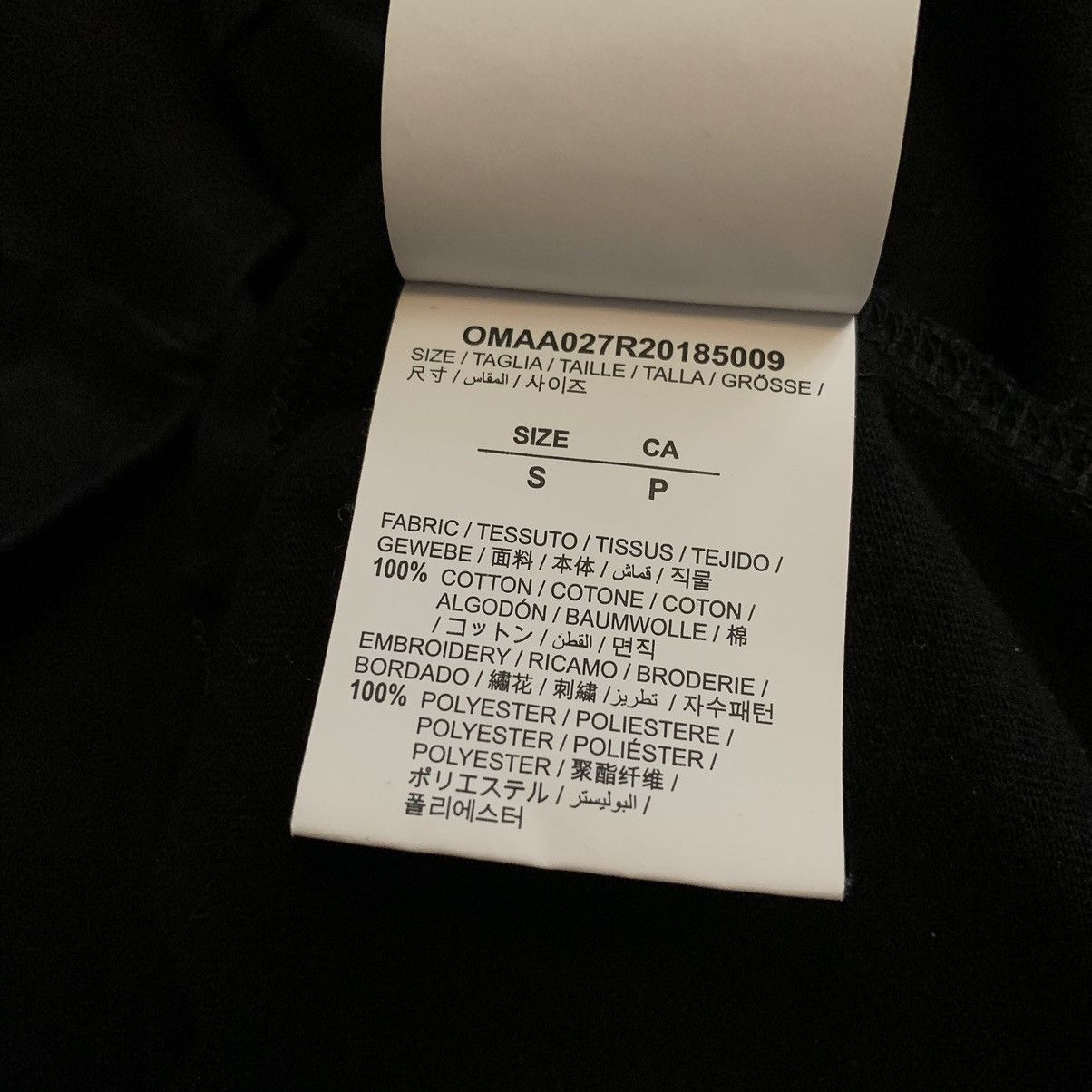 Off-White Off White Small Golden Ratio Arrows Black Tee Virgil Abloh Size US S / EU 44-46 / 1 - 11 Thumbnail