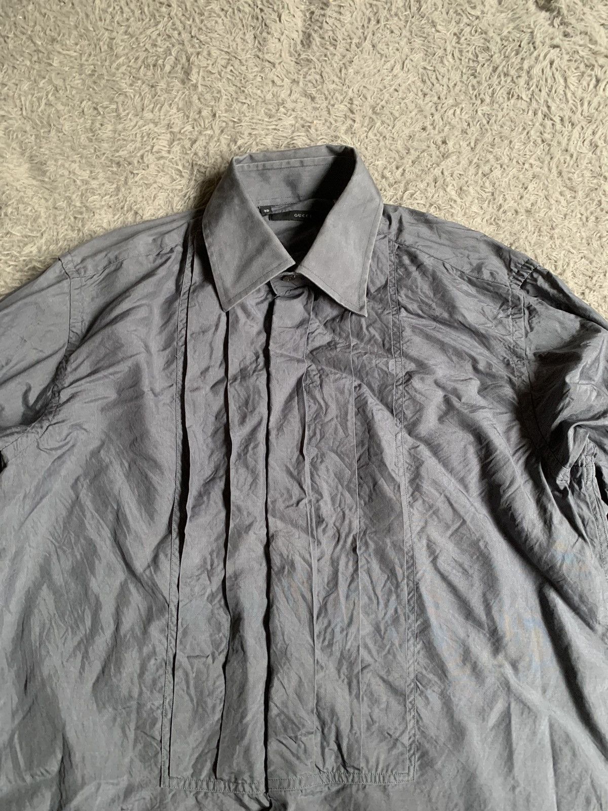 Gucci Vintage Gucci By Tom Ford Silk Dress Shirts Size XS / US 0-2 / IT 36-38 - 2 Thumbnail