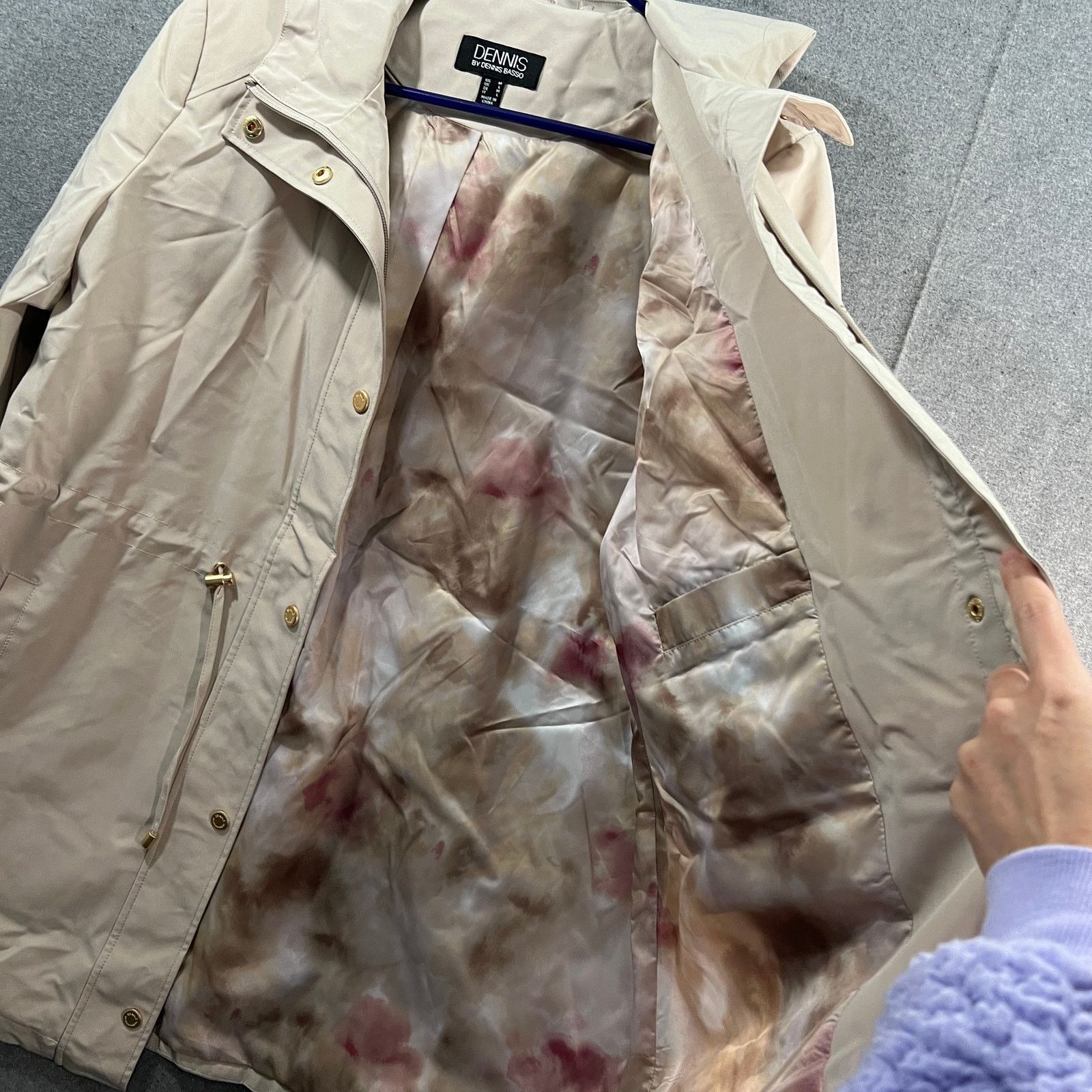Other Dennis Basso Jacket Size Medium Water Resistant Hooded Size M / US 6-8 / IT 42-44 - 6 Thumbnail