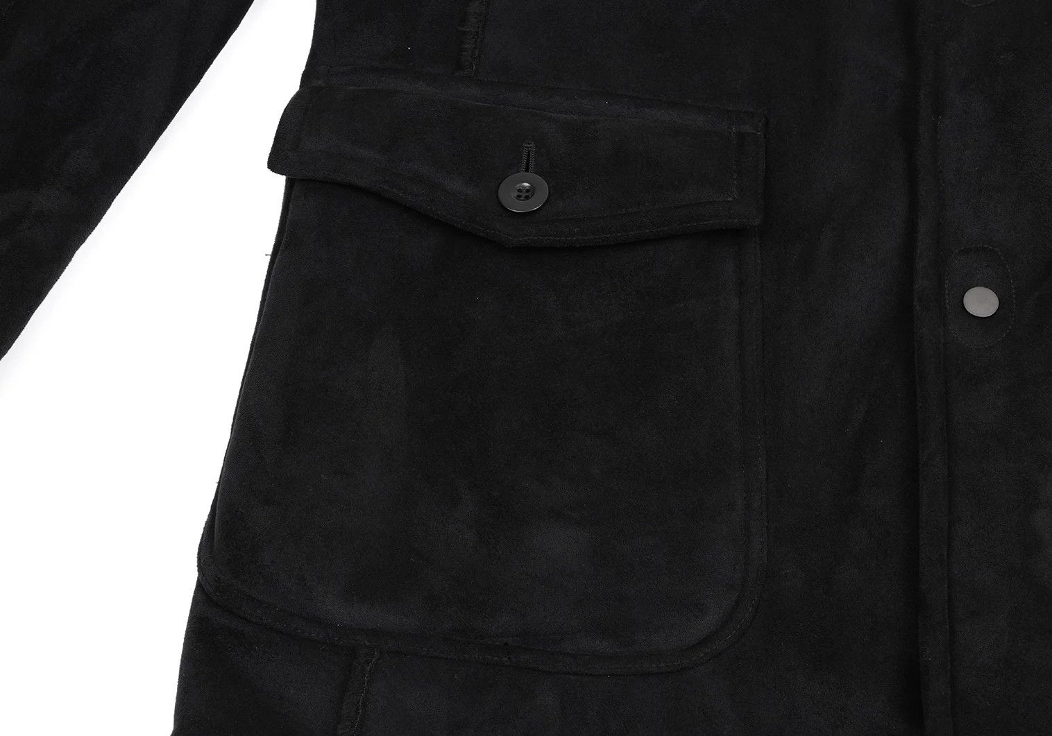 Emporio Armani Mouton Half Coat in Black Size 50 Size US M / EU 48-50 / 2 - 9 Thumbnail