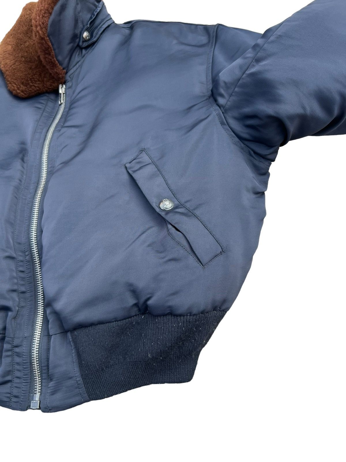 Vintage 90s RL Polo Sport Down Puffer Bomber Jacket