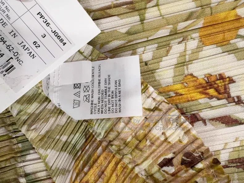 Issey Miyake Issey Miyake size:3 Yellow Midi Skirt Size 31" - 5 Thumbnail