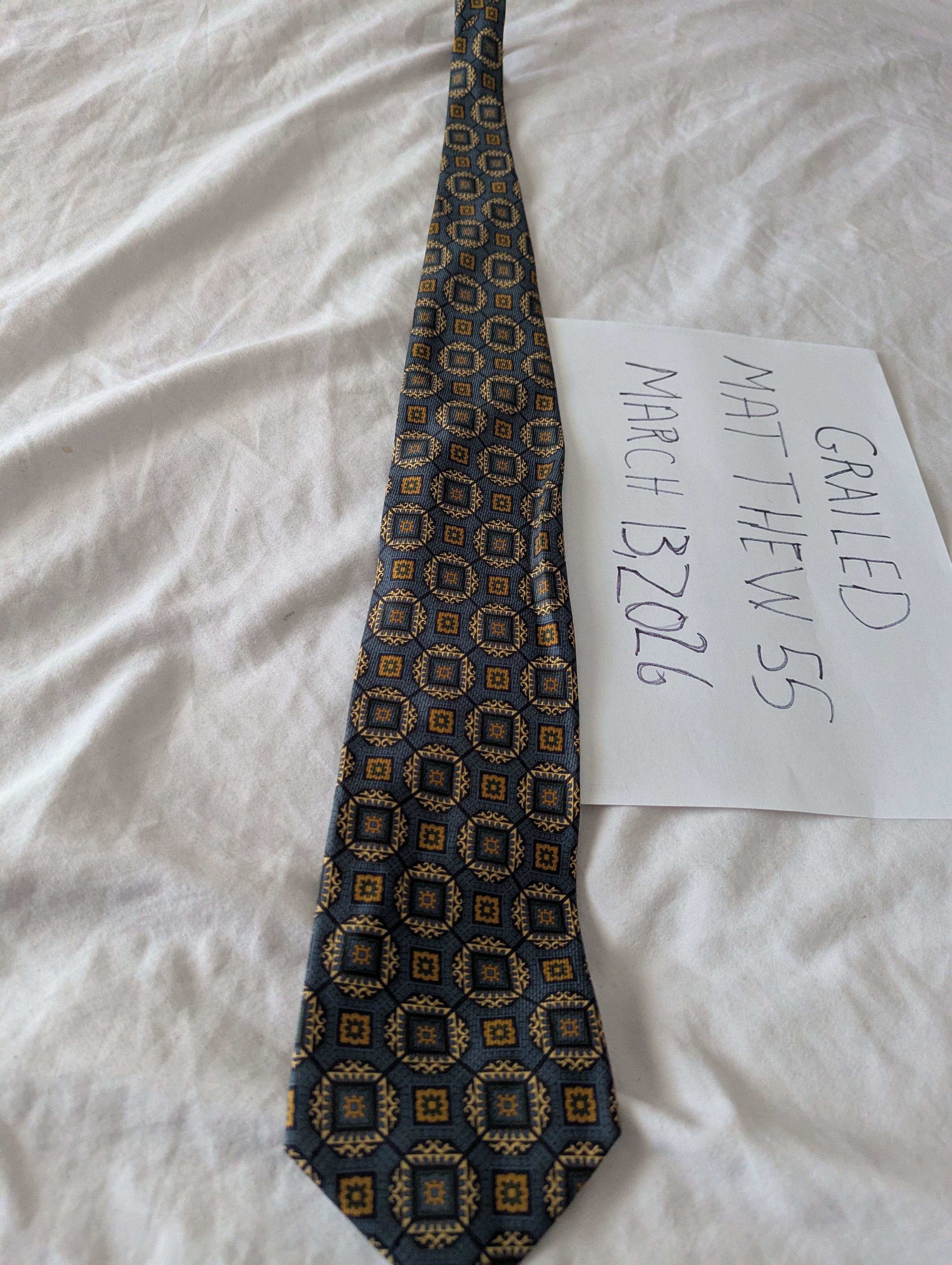 Other ITALIAN Fine Silk Tie byHuberTeam Size ONE SIZE - 2 Thumbnail