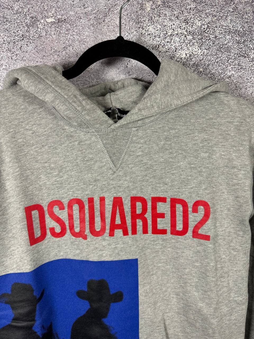 Dsquared2 × Vintage Dsquared2 Printed Logo Gray Hoodie Men's Small Size US S / EU 44-46 / 1 - 7 Thumbnail