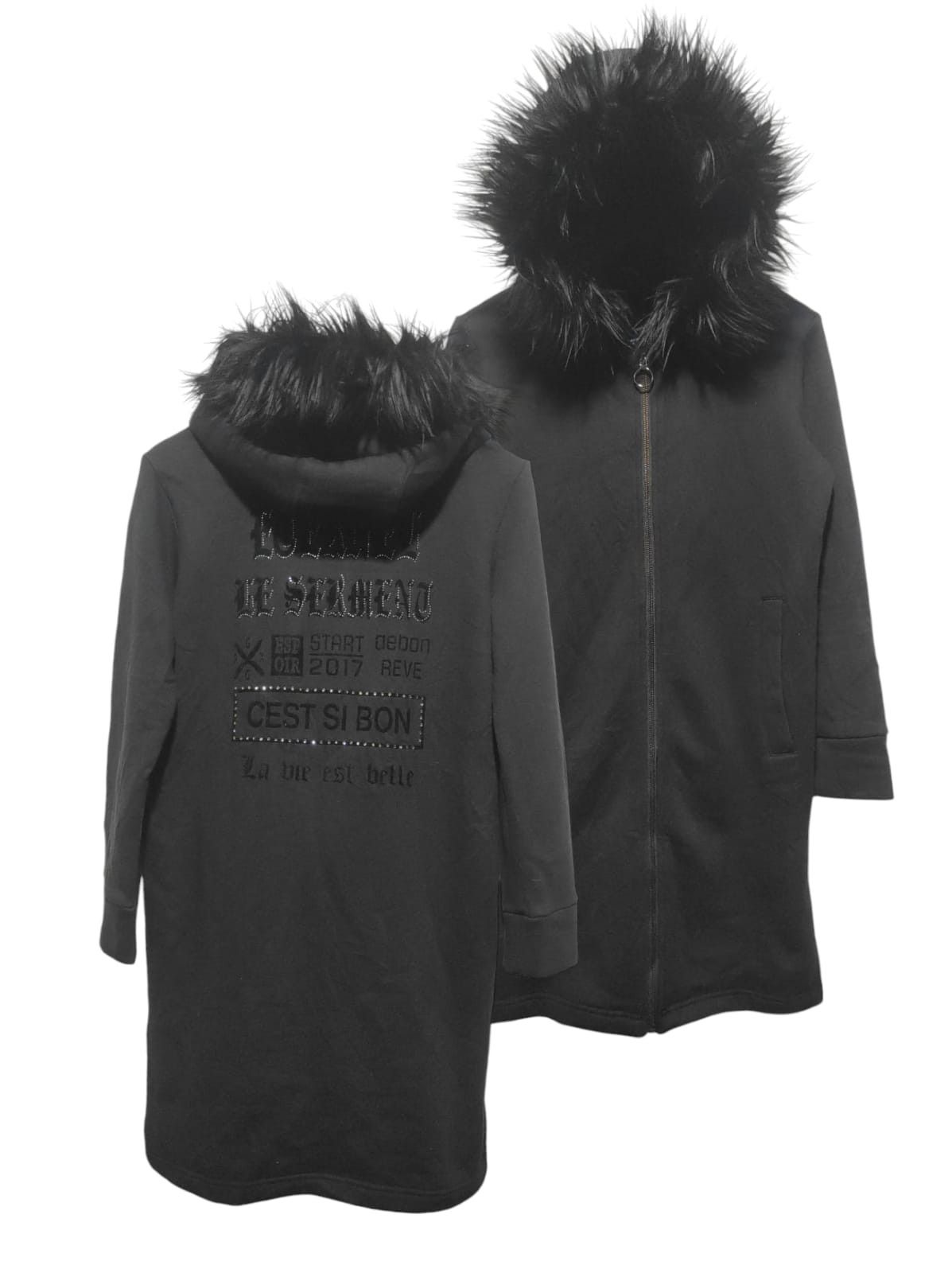 Hysteric Glamour GGPX Long Zipper Fur Hoodie i6w9 lgb style Size US S / EU 44-46 / 1 - 2 Thumbnail