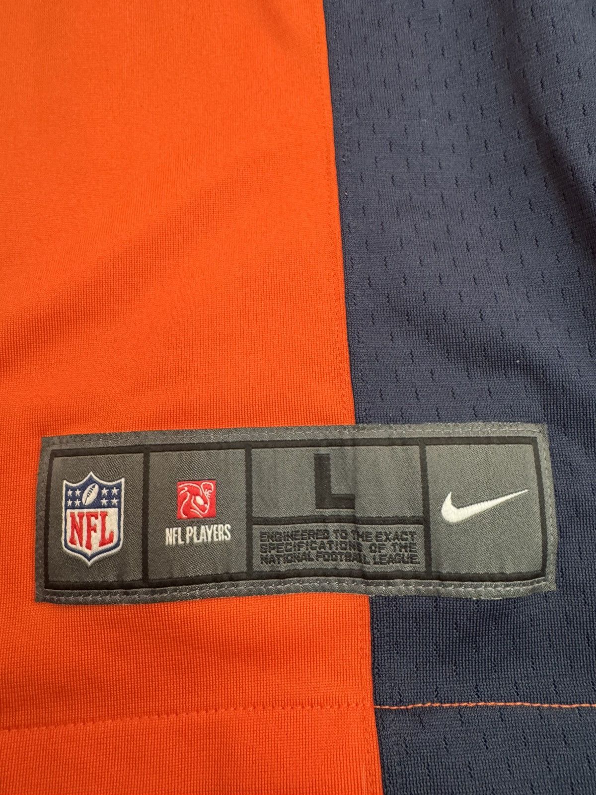 Nike Denver Broncos Russell Wilson #3 NFL On Field Home Jersey Size US L / EU 52-54 / 3 - 2 Thumbnail