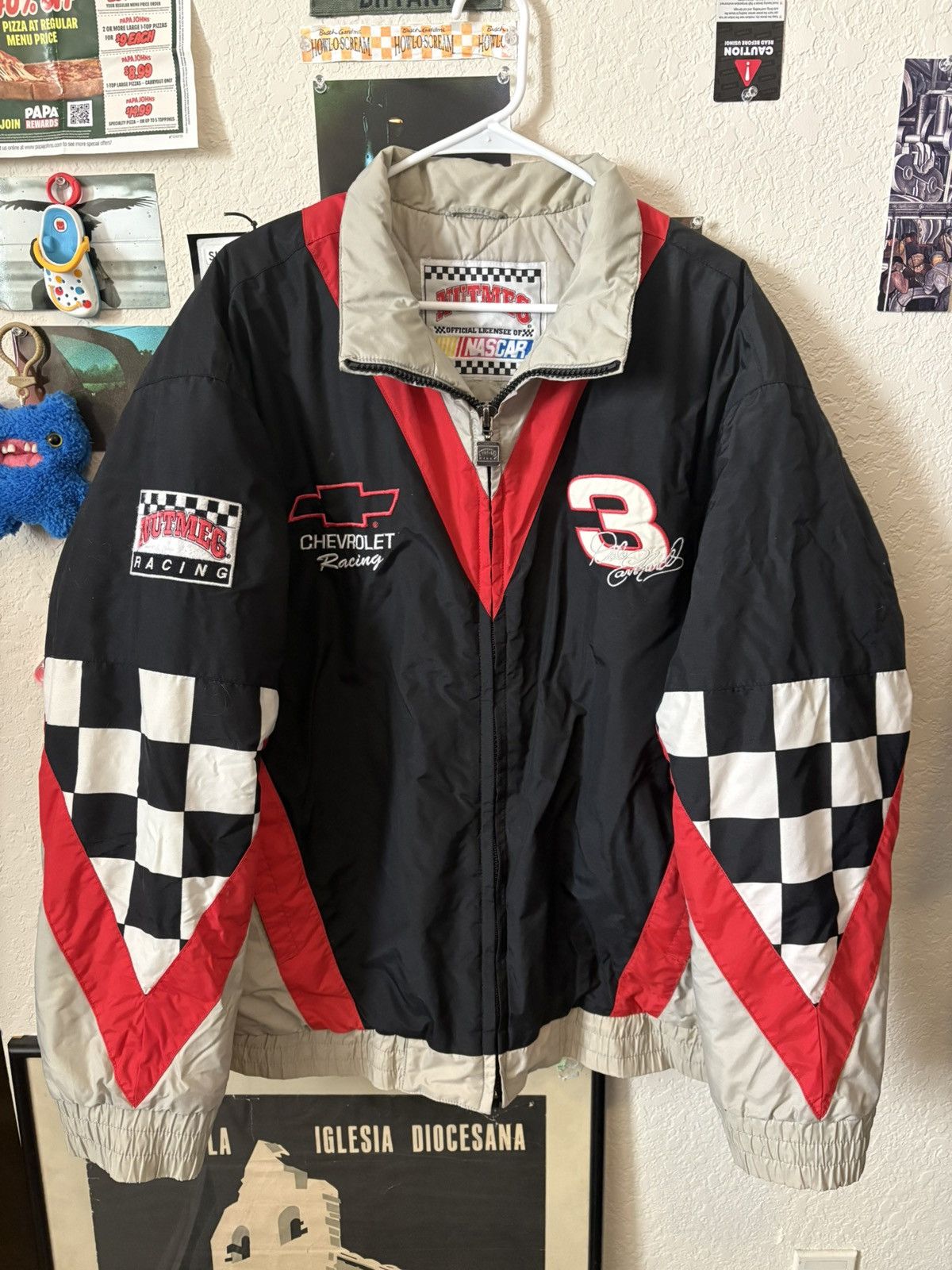 NASCAR × Vintage 90s Nutmeg NASCAR Dale Earnhardt Size US XL / EU 56 / 4 - 1 Thumbnail