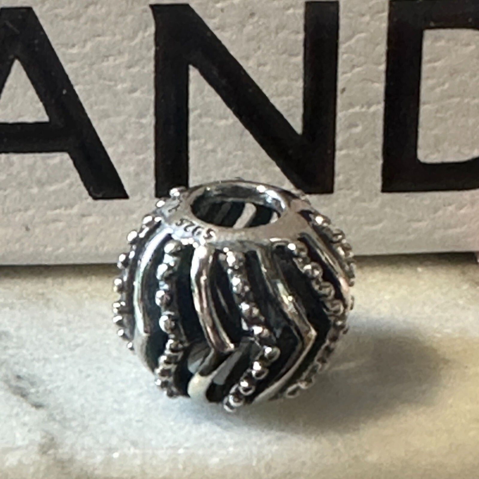 pandora Authentic Pandora Silver Stylish Wish Charm 797805 Size ONE SIZE - 3 Thumbnail