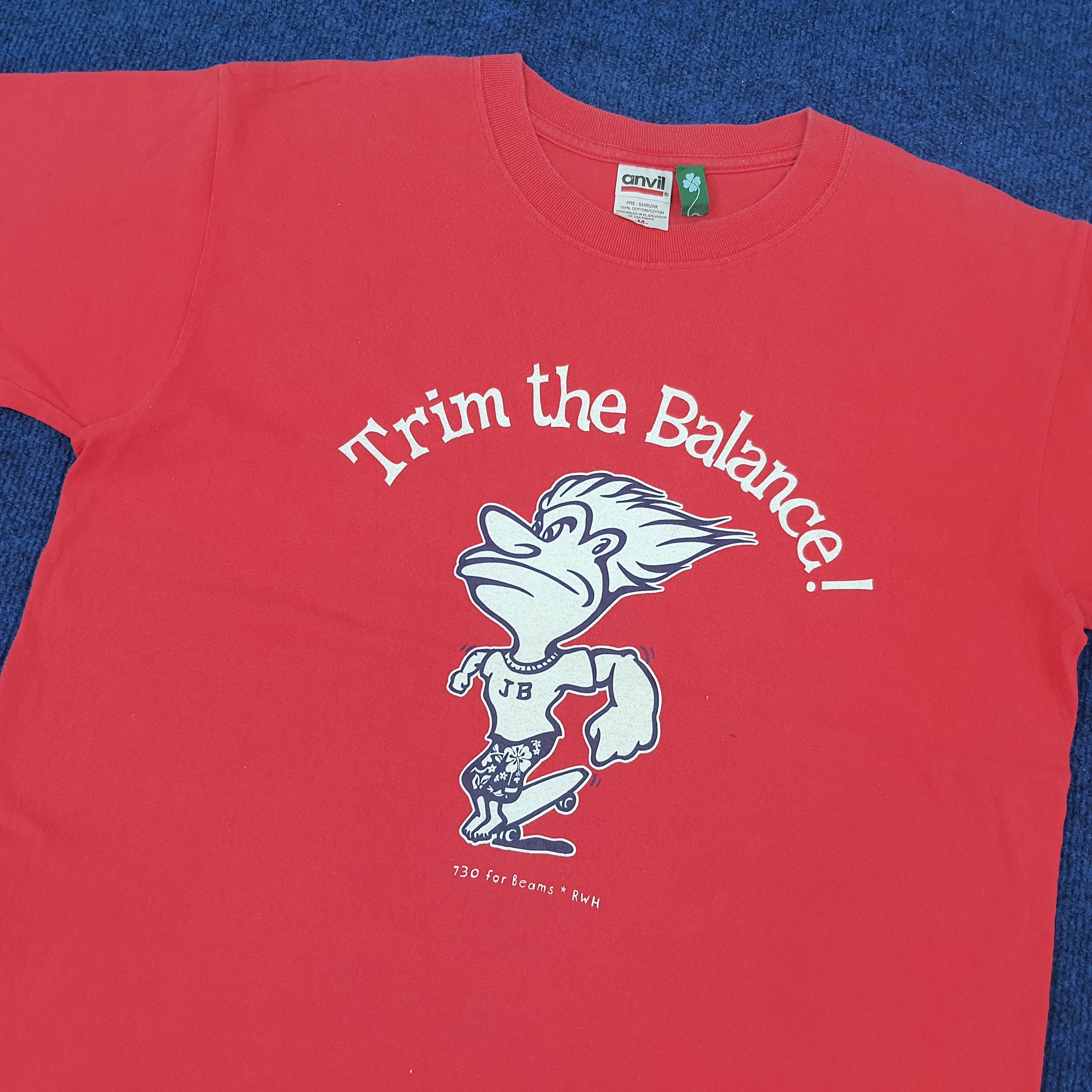 Vintage Vintage Trim the Balance Streetwear Skate Tshirt Size US L / EU 52-54 / 3 - 2 Thumbnail