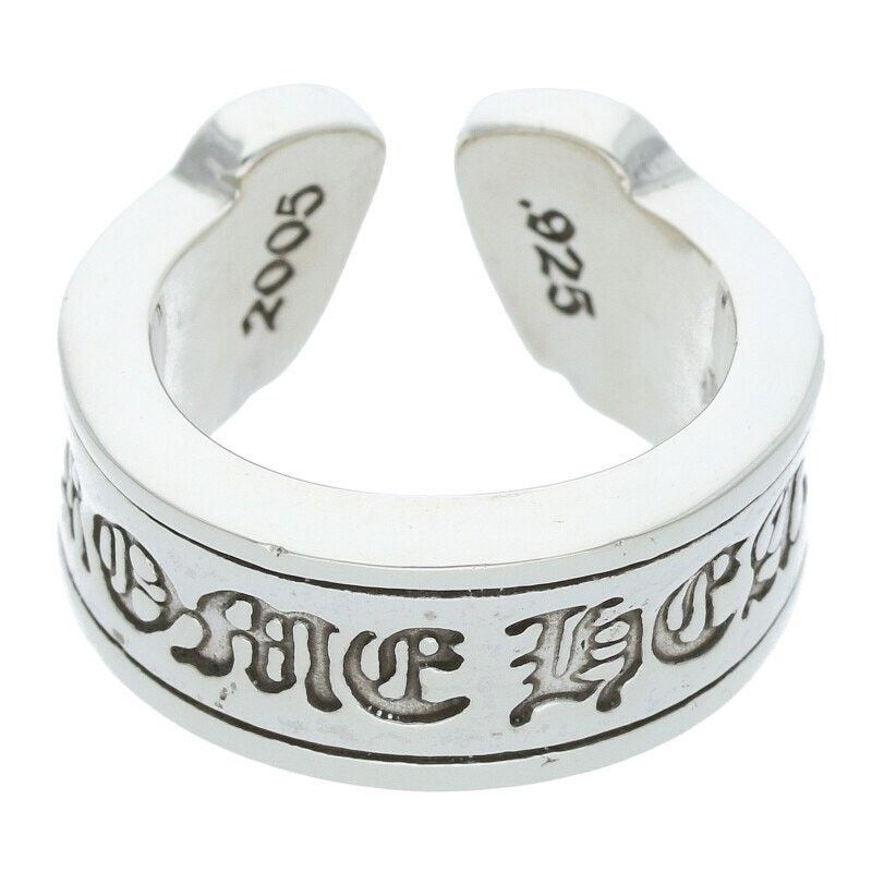Chrome Hearts Chrome Hearts Large Scroll Label Silver Ring Size ONE SIZE - 1 Thumbnail