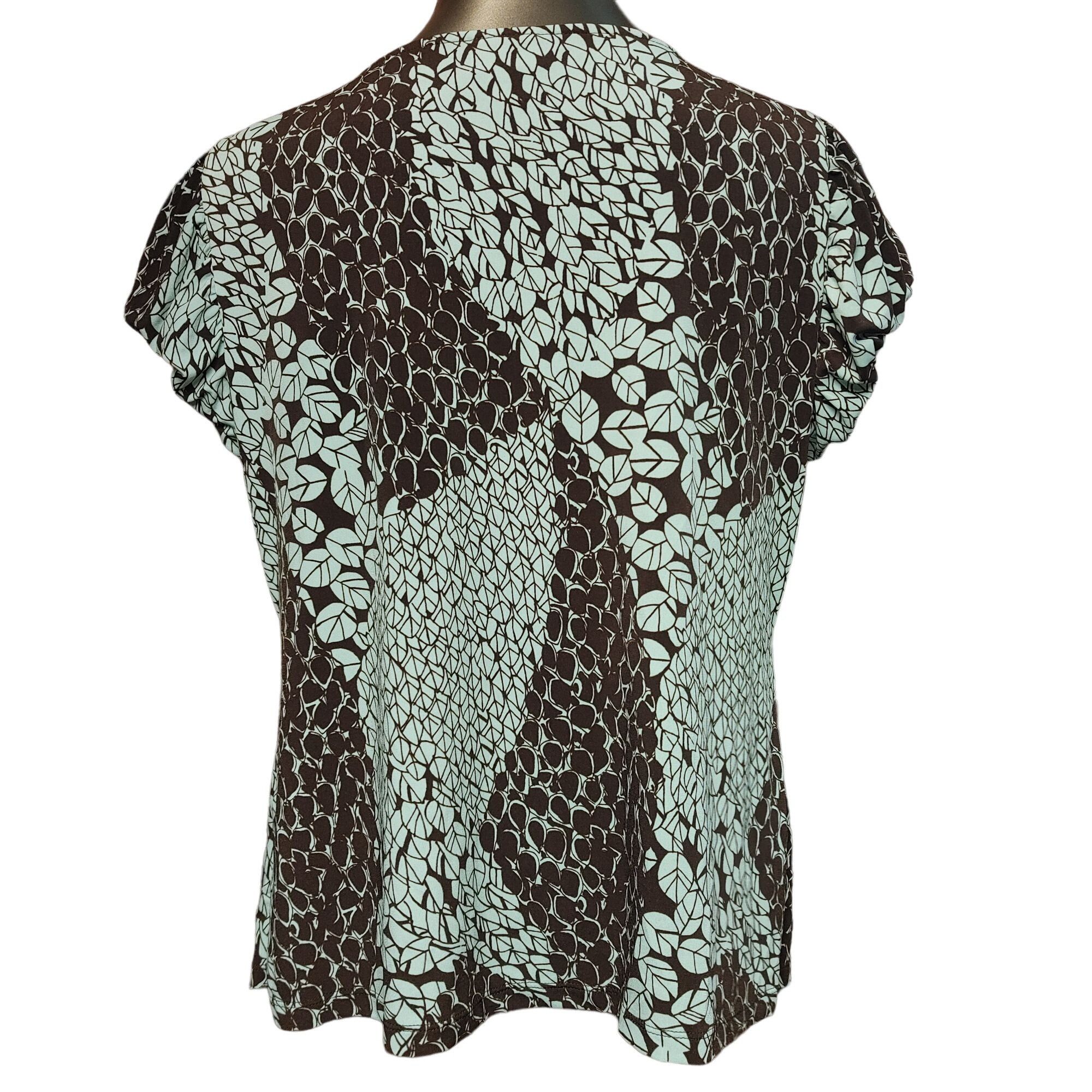 Worthington Worthington Women's Petite Stretch Brown/White Geometric Sho Size XL / US 12-14 / IT 48-50 - 2 Thumbnail