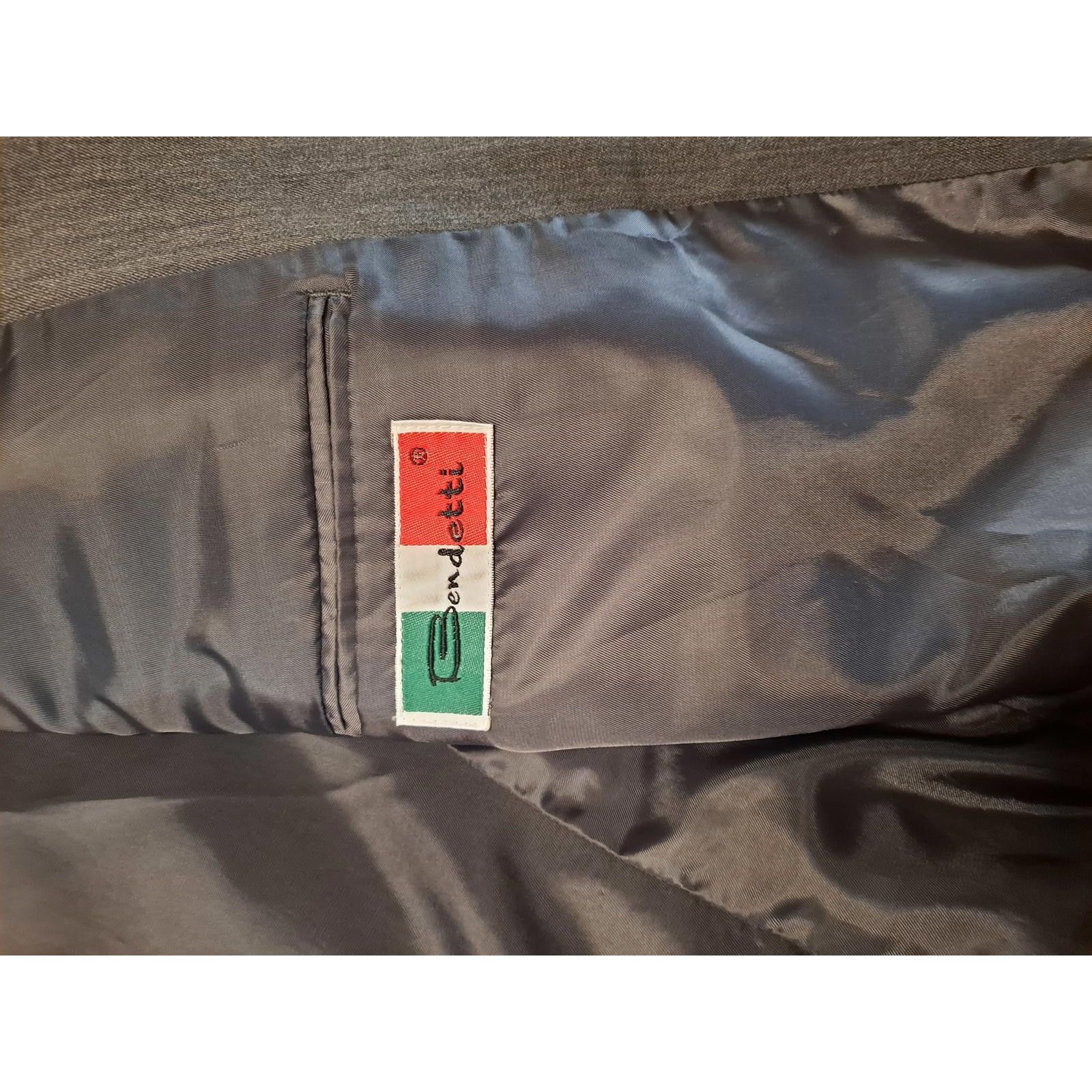 Other Bendetti Gray Suit Jacket 100% Wool Size 40S Size 40S - 2 Thumbnail