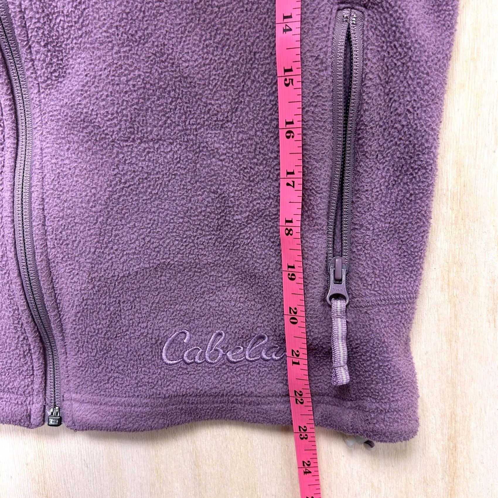 Vintage Cabela's Fleece Jacket Womens Medium Purple Full Zip Pockets Outdoor Casual Size M / US 6-8 / IT 42-44 - 6 Thumbnail