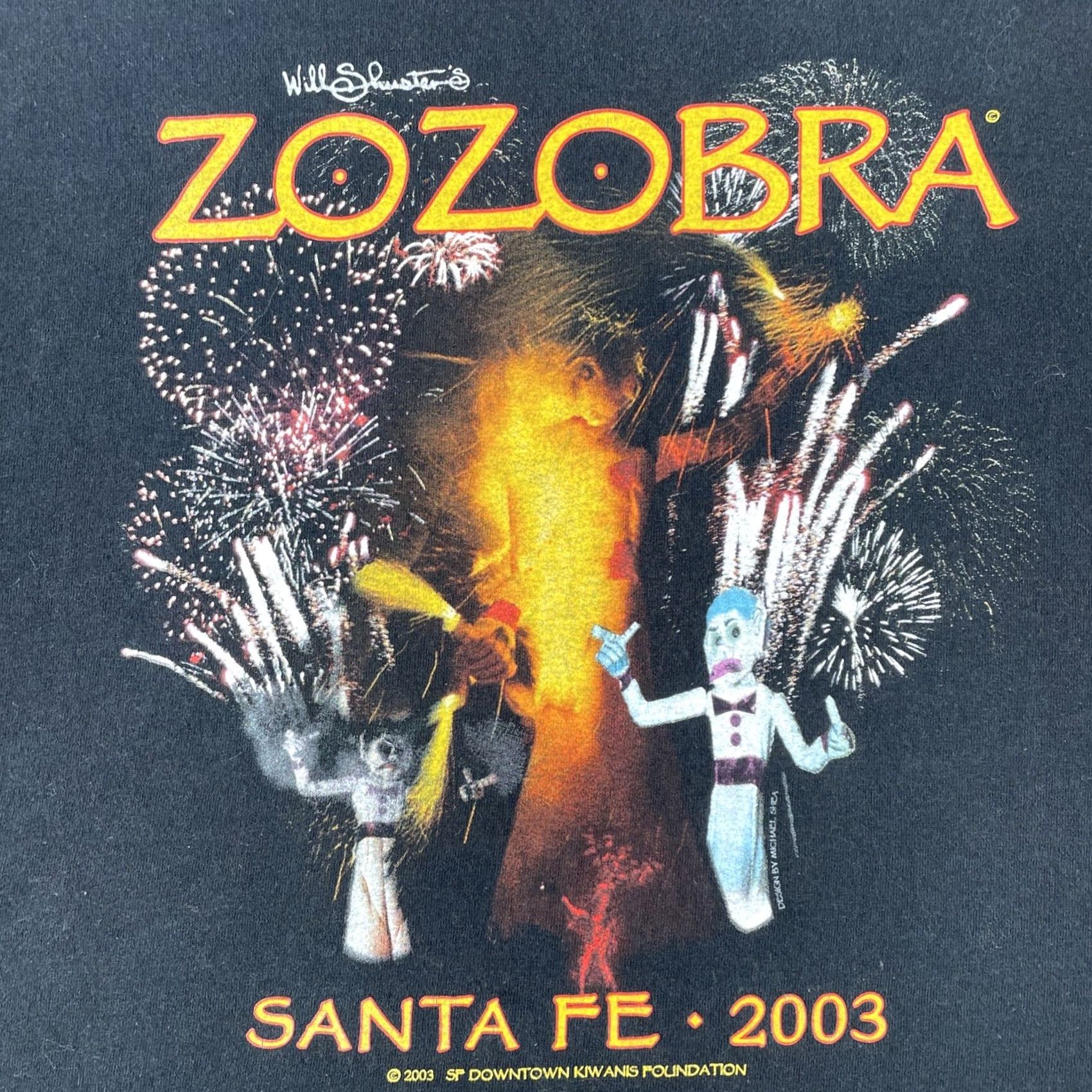 Hanes VINTAGE Hanes XL Zozobra 2003 Black Shirt Men Crew Neck Short Sleeve 90s Y2K Desert Southwestern Santa Fe New Mexico Burn Him Firedancer Music Dance Size US XL / EU 56 / 4 - 3 Thumbnail