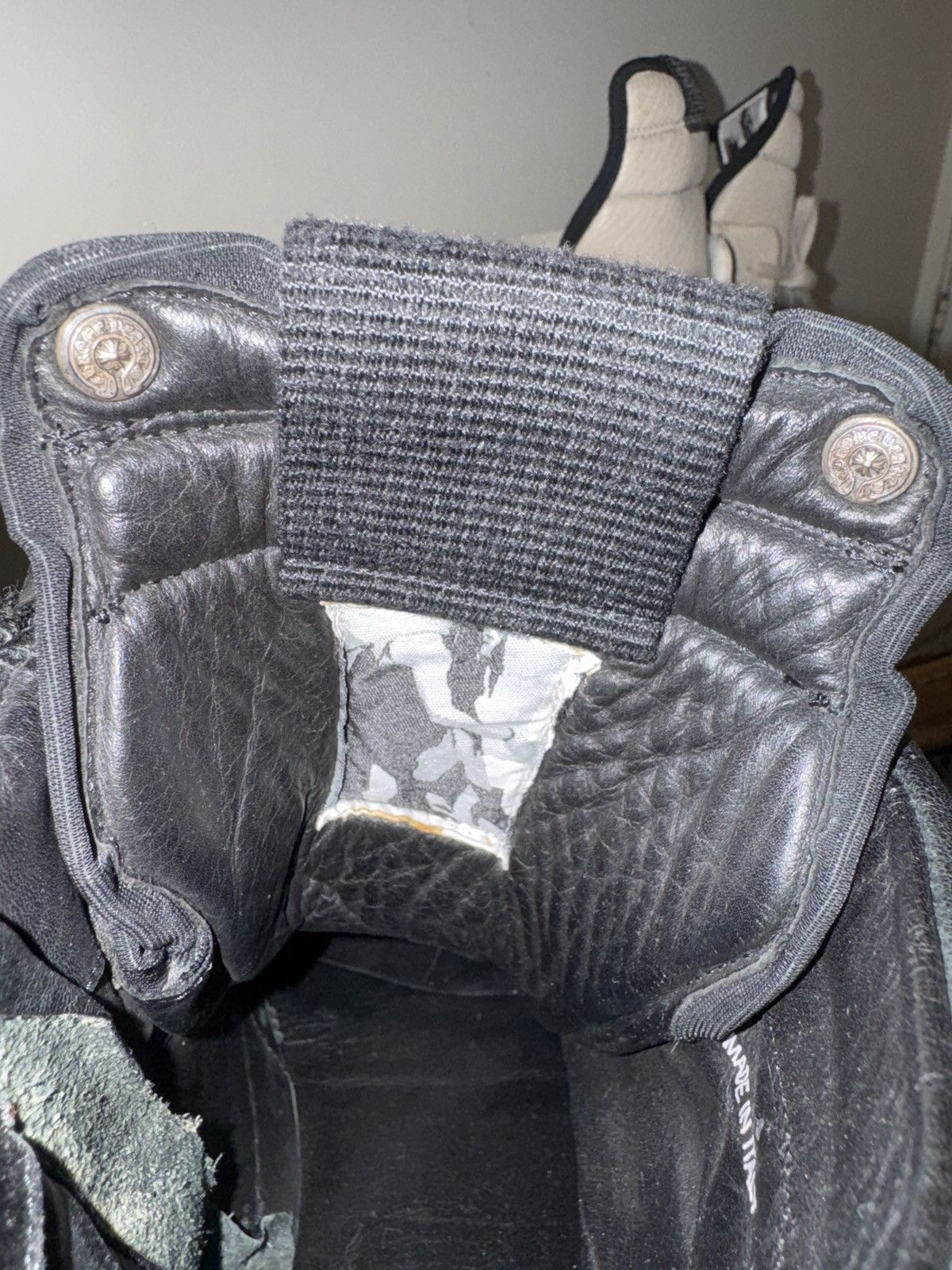 Chrome Hearts × Rick Owens Rick Owens Chrome Hearts Short-Tongue Staple Geodunks Size US 10 / EU 43 - 17 Thumbnail