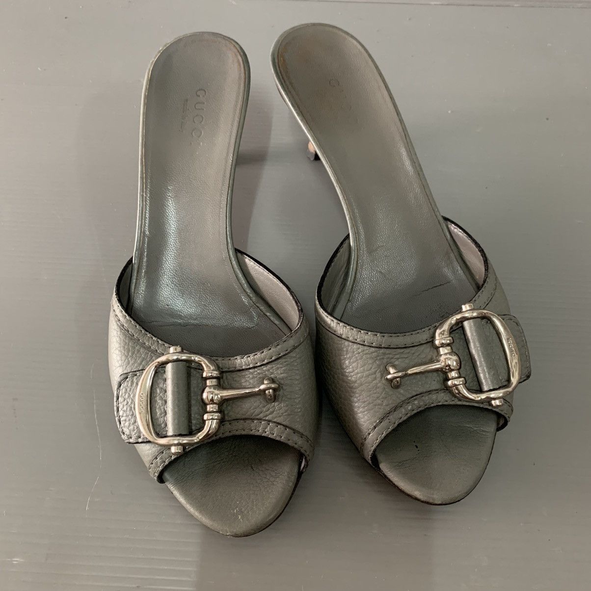 Gucci Gucci Leather Heels Size US 5 / IT 35 - 1 Thumbnail