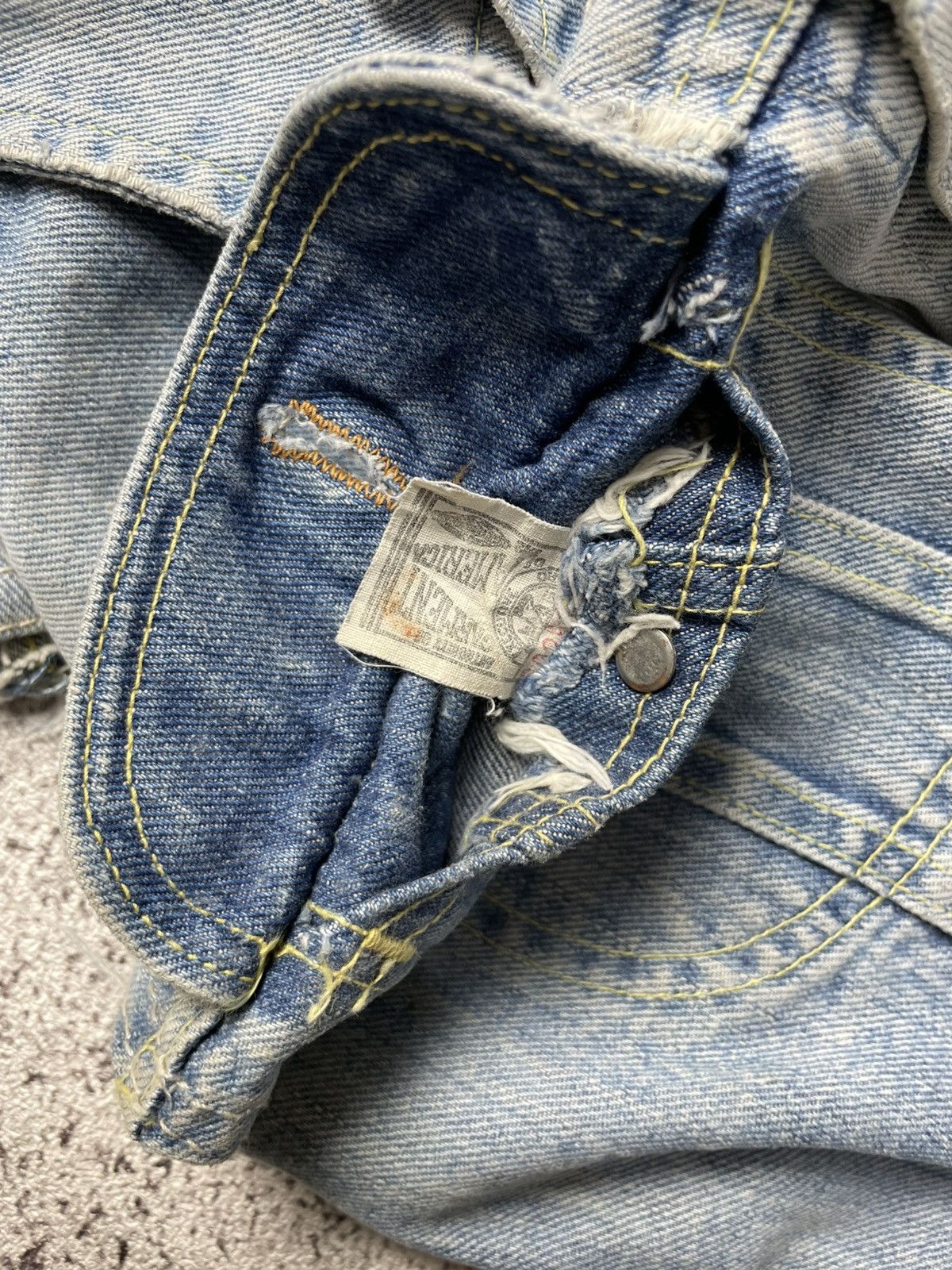 Lee Union made lee riders denim vest vintage denim Size US M / EU 48-50 / 2 - 6 Thumbnail