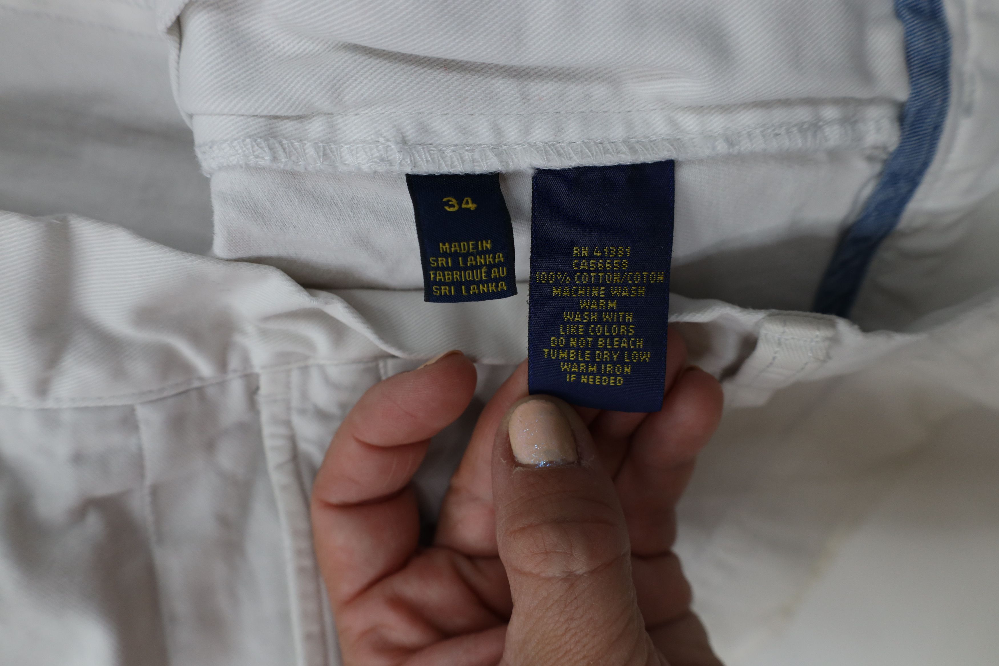 Ralph Lauren Vintage Ralph Lauren Above Knee Chino Shorts Cotton Beige Size US 34 / EU 50 - 9 Thumbnail