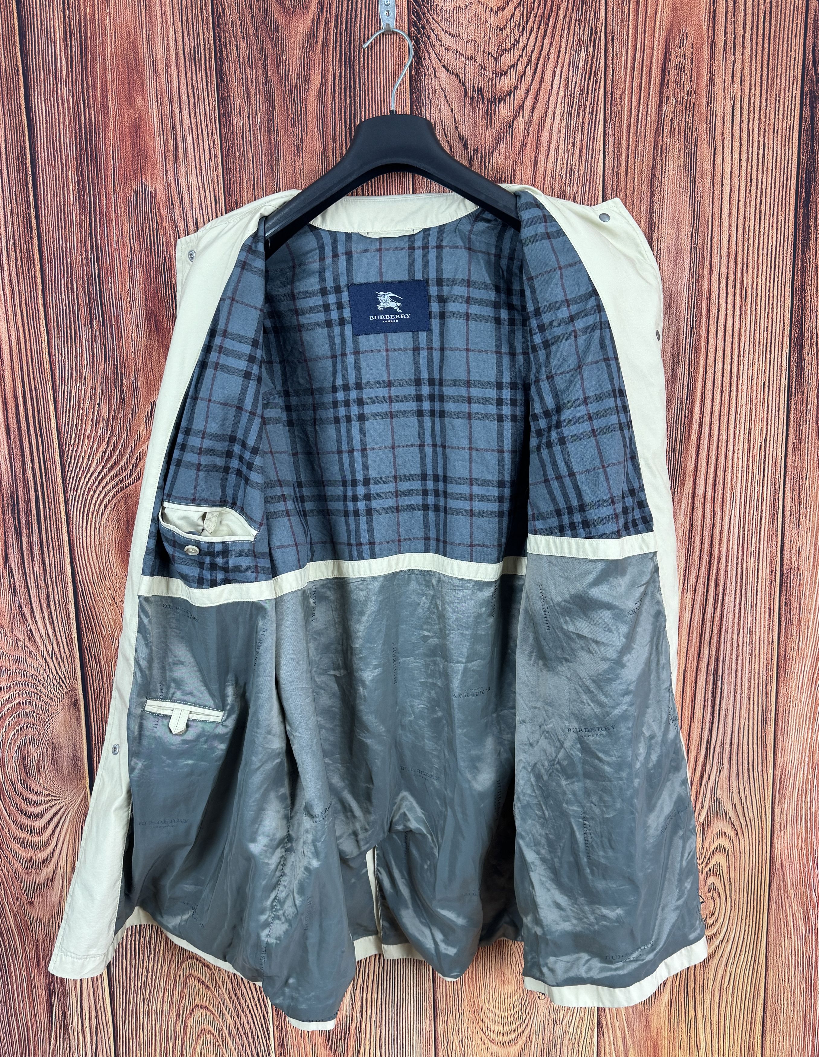 Burberry BURBERRY London Vintage Check Colar Womens Trench Coat Size XL / US 12-14 / IT 48-50 - 14 Thumbnail
