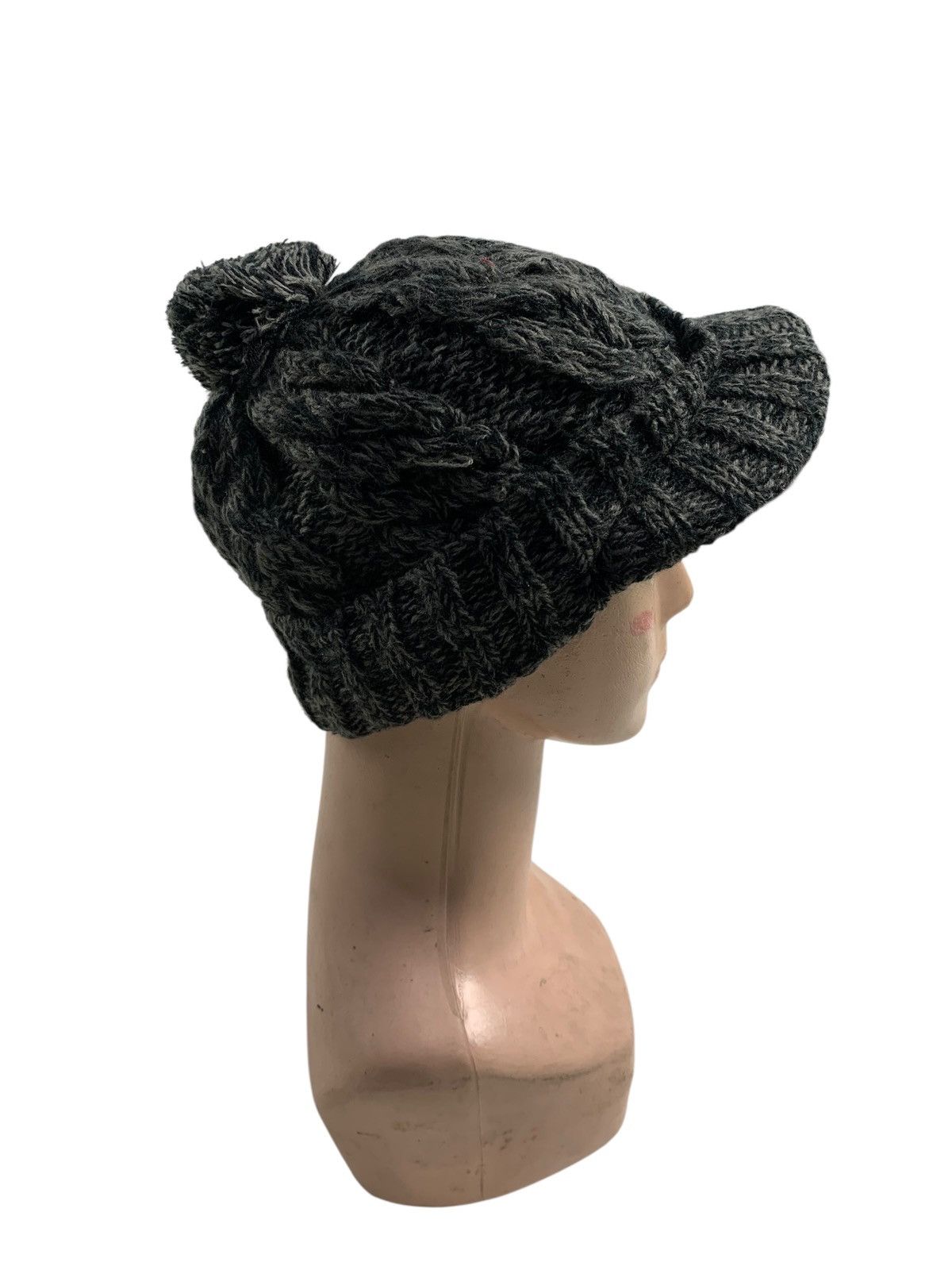 Kapital Crochet knitted big beanie hats rare Size ONE SIZE - 4 Thumbnail