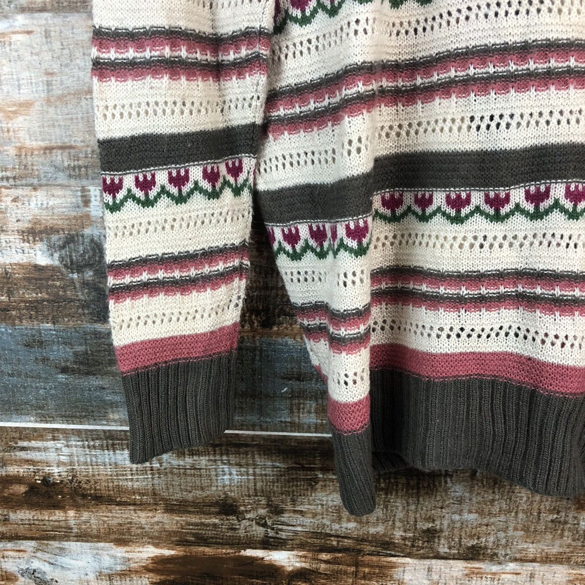 Homespun Knitwear × Japanese Brand W Closet Wears Inc Cardigan Knitwear #A2359 Size US L / EU 52-54 / 3 - 15 Thumbnail