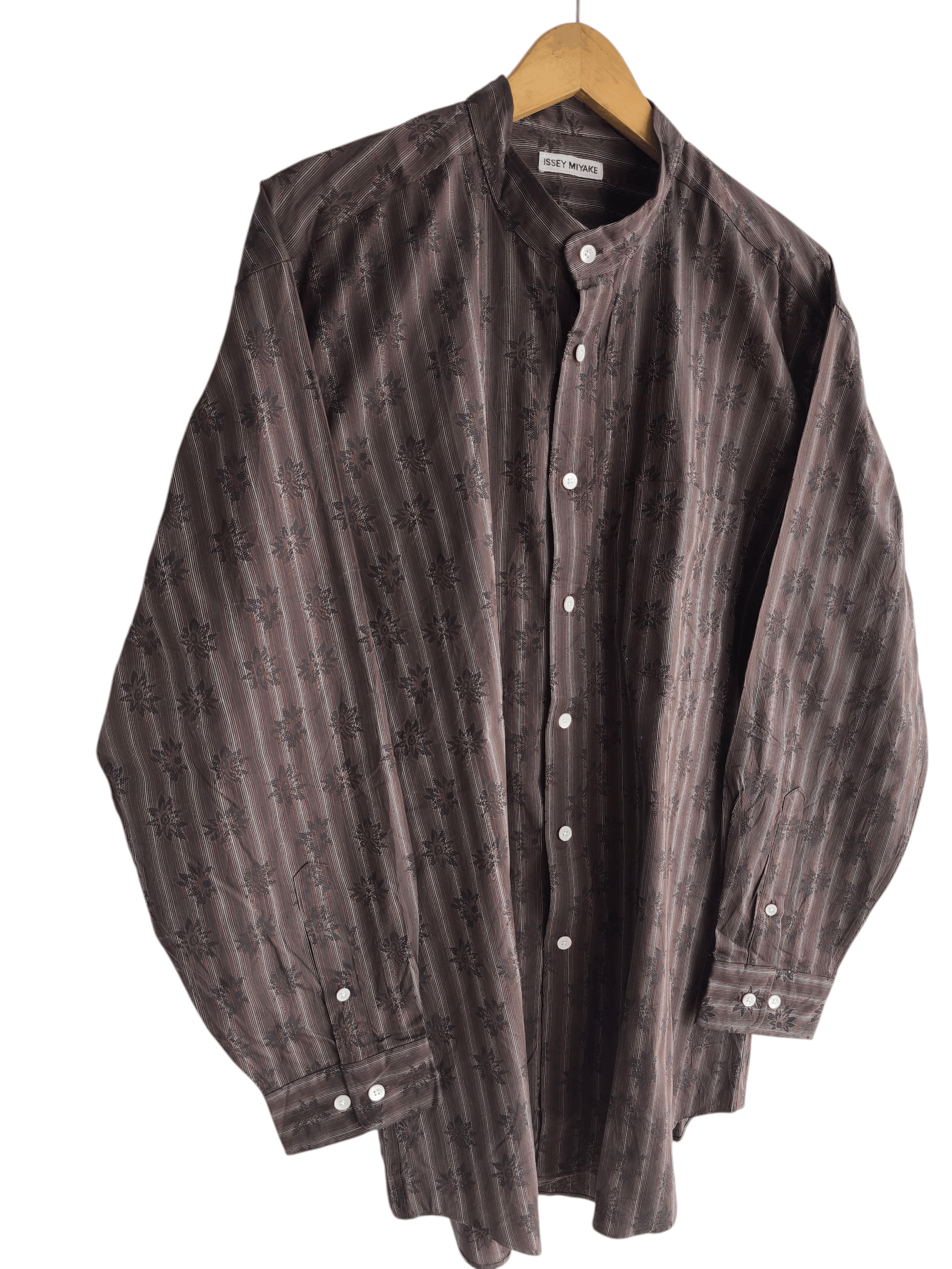 Designer × Issey Miyake × Japanese Brand Issey Miyake mandarin collar shirt Size US XL / EU 56 / 4 - 3 Thumbnail