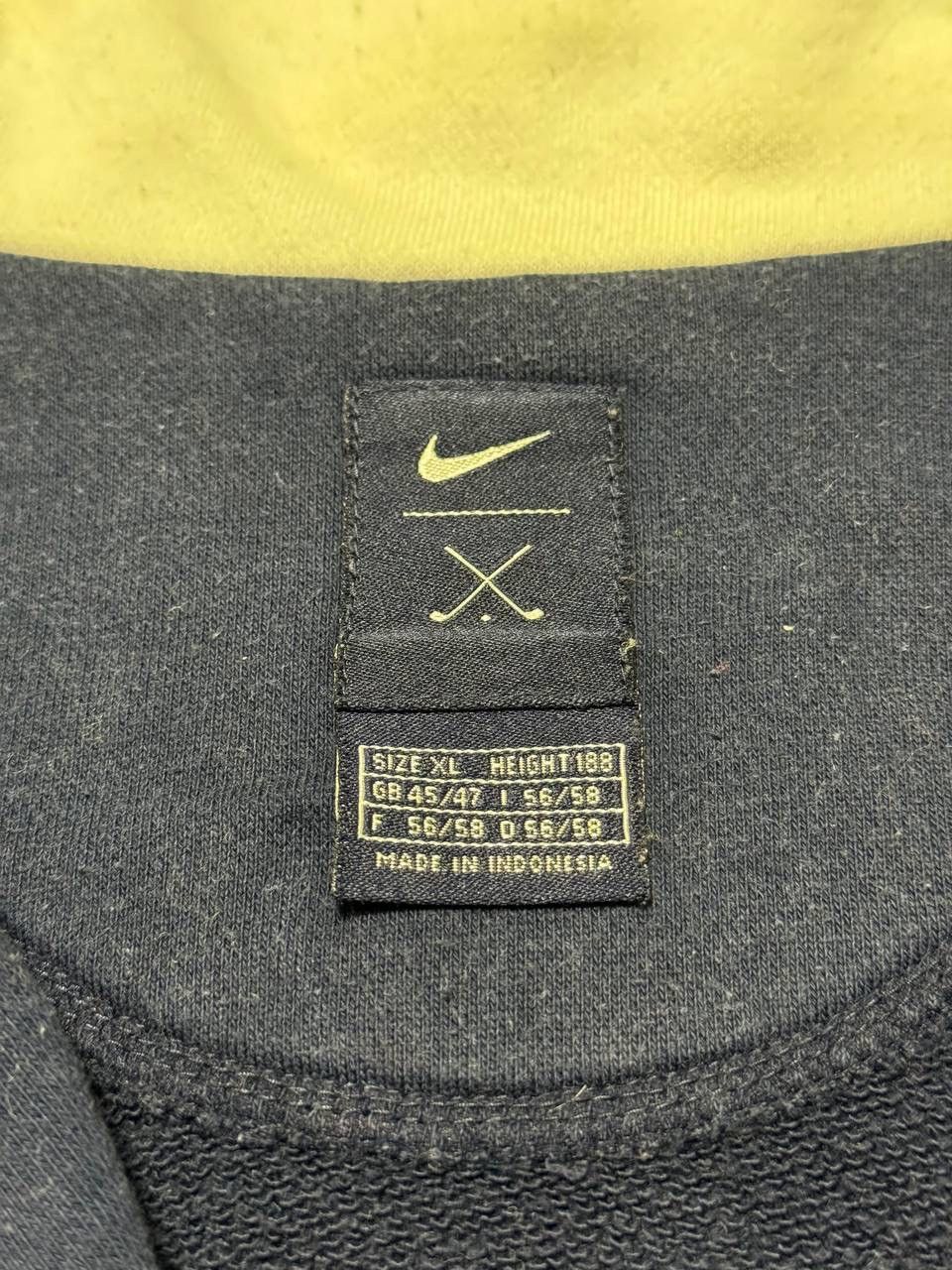 Nike × Vintage Vintage Nike Sweatshirt Crewneck Baggy Zip 1/3 Golf Y2K 90s Size US XL / EU 56 / 4 - 7 Thumbnail