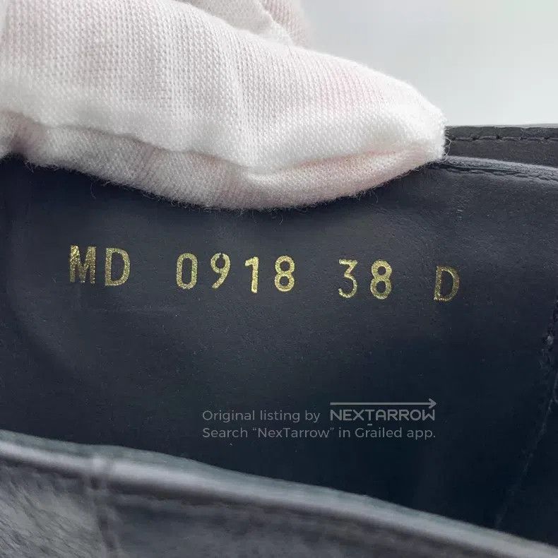 Dior Dior Black leather round toe hidden buckle design casual f Size US 7.5 / IT 37.5 - 6 Thumbnail