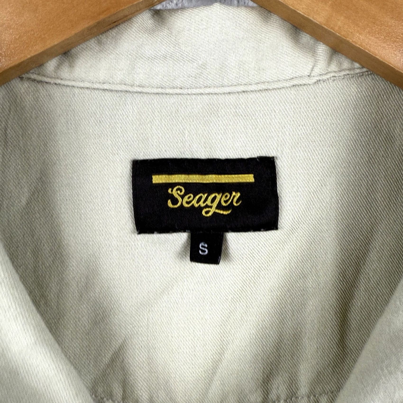 Vintage VINTAGE Seager Grit Co Shirt Mens Small Short Sleeve Button Down Beige Amarillo Western Size US S / EU 44-46 / 1 - 4 Thumbnail