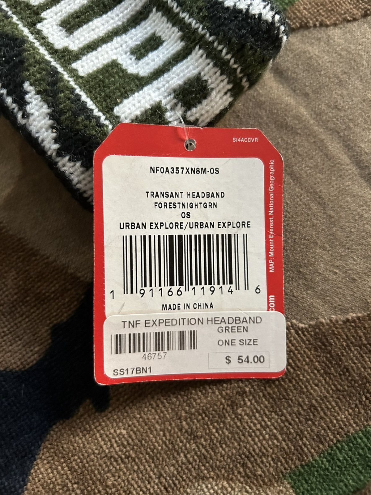 Supreme × The North Face Supreme The North Face Trans Antarctica Expedition Headband Size ONE SIZE - 4 Thumbnail