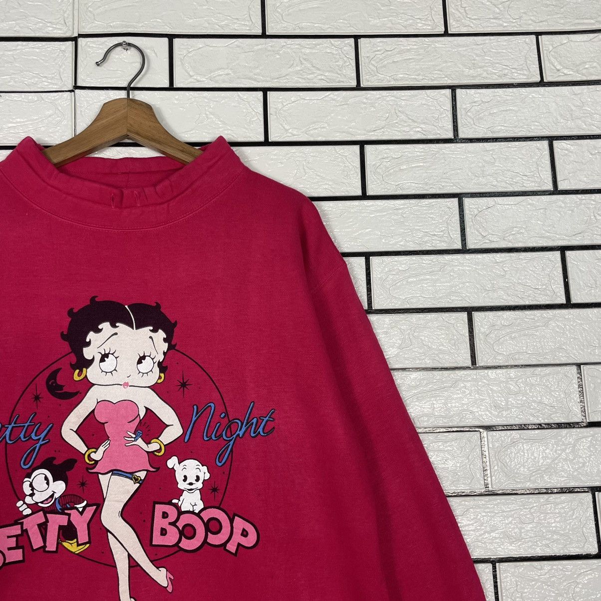 Japanese Brand Vintage 90s Betty Boop Pretty Night Sweatshirt Size L / US 10 / IT 46 - 5 Thumbnail