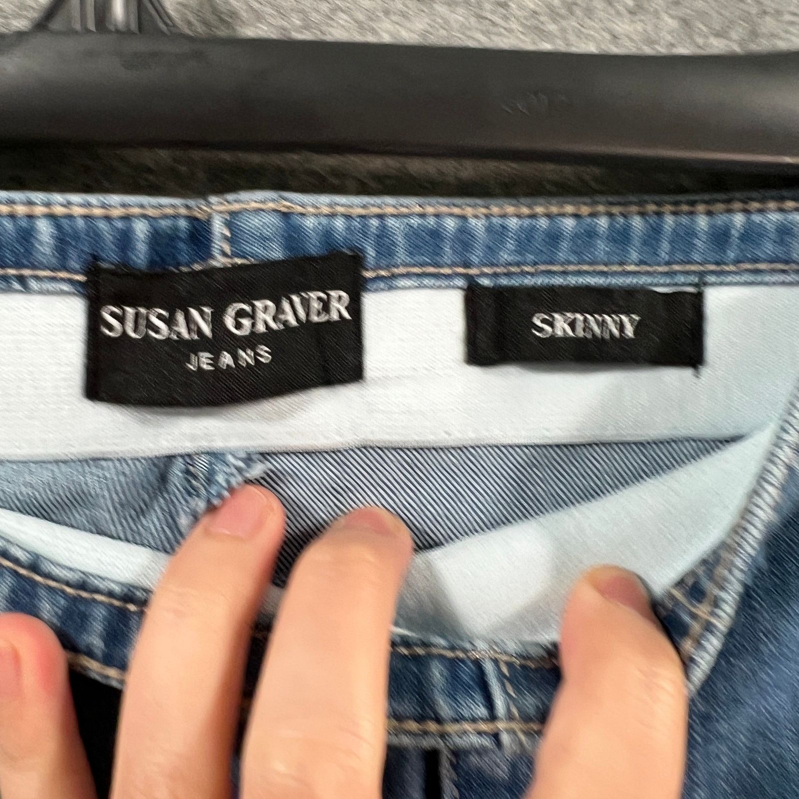 Other Susan Graver Petite So Slimming Pull On Ankle Jean Medium Size 36" / US 14 / IT 50 - 3 Thumbnail