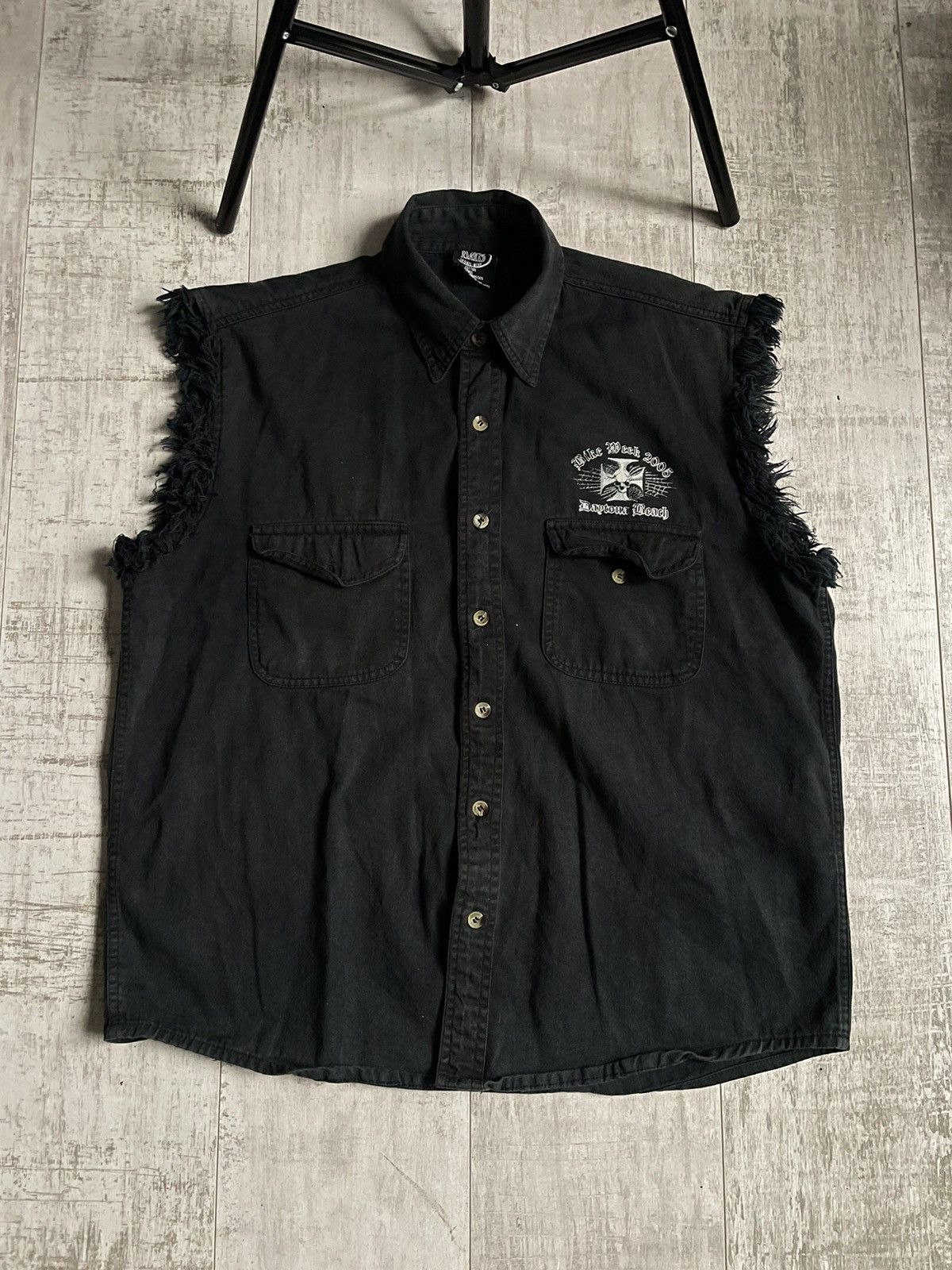 Vintage Vintage Bike Week 2005 Skull Choppers Shirt Dantona Beach Size US M / EU 48-50 / 2 - 6 Thumbnail