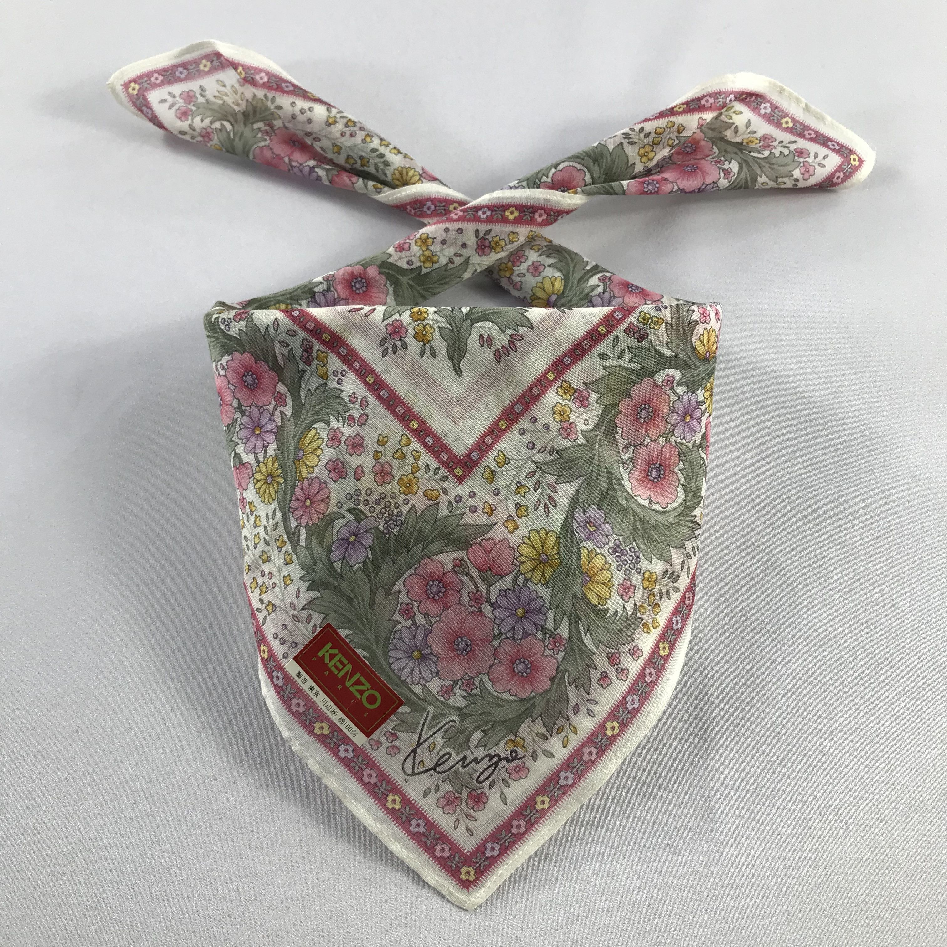 Kenzo Kenzo Handkerchief / Bandana / Neckerchief C673 Size ONE SIZE - 2 Thumbnail