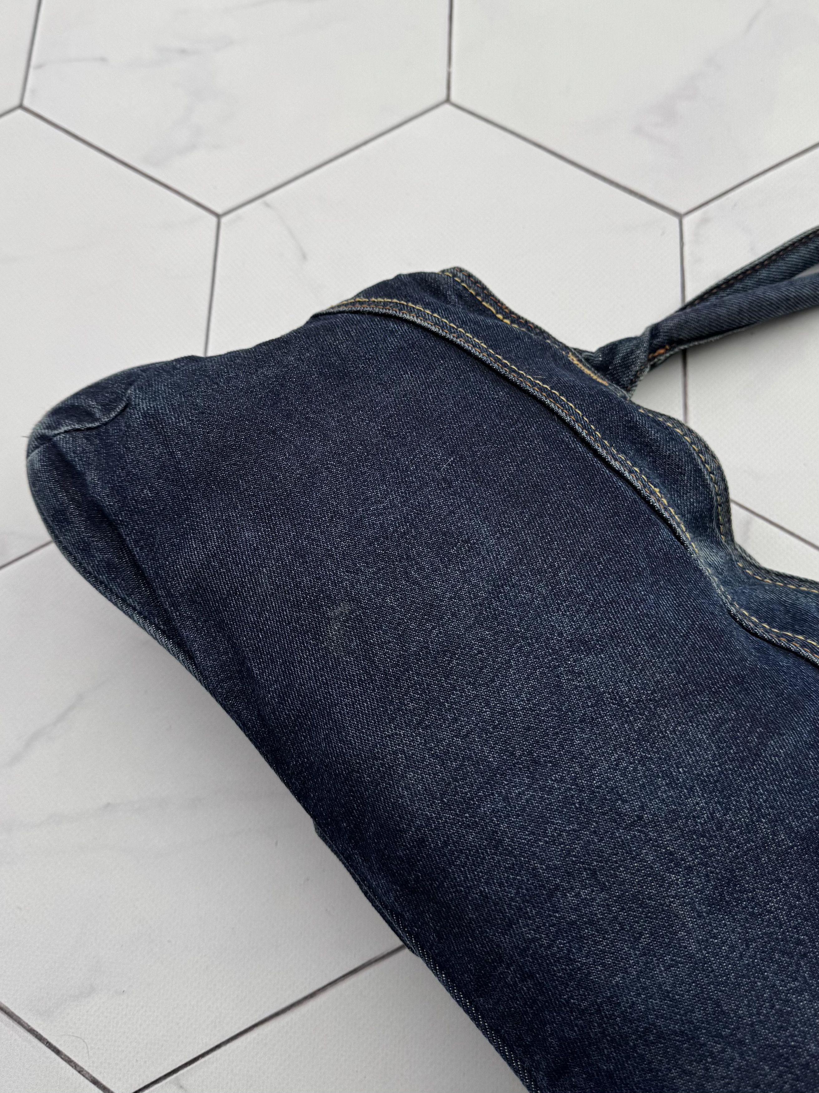 Miss Sixty Killah by Miss Sixty Vintage Denim Handle Bag (B84) Size ONE SIZE - 5 Thumbnail