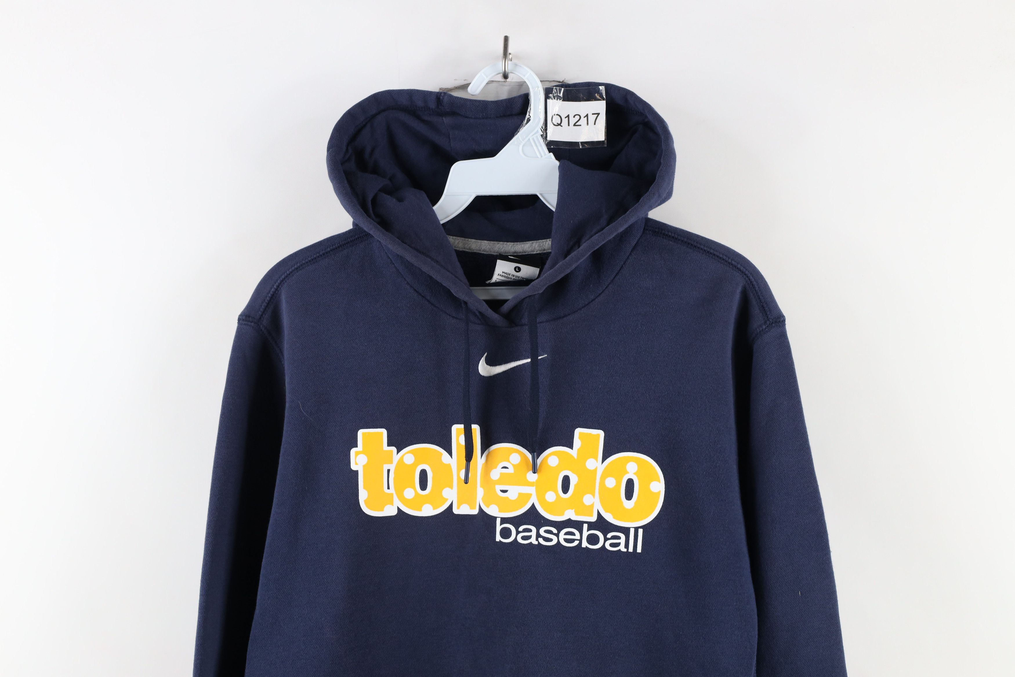Nike × Vintage Nike University of Toledo Baseball Hoodie Sweatshirt Blue Size US L / EU 52-54 / 3 - 2 Thumbnail