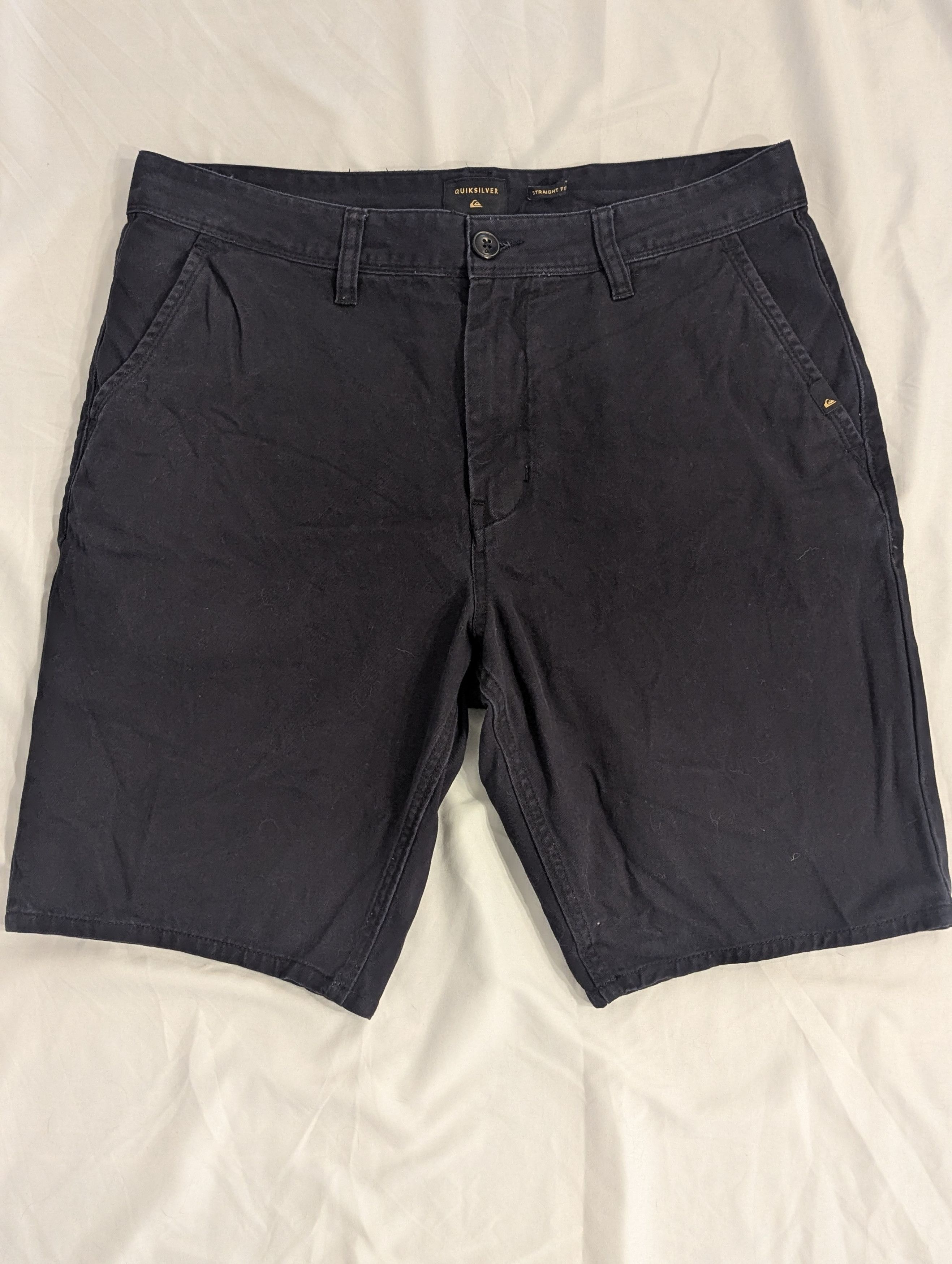 Quiksilver Y2K Quiksilver Black Shorts Size 32 Straight Fit Skate Surf Size US 32 / EU 48 - 1 Thumbnail