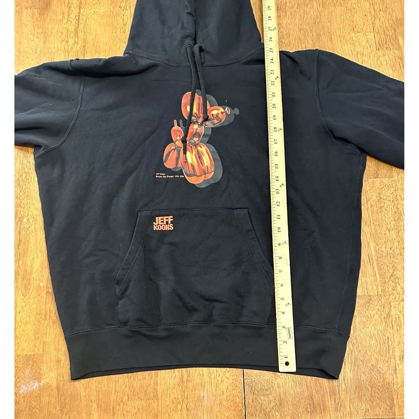 Uniqlo Uniqlo Jeff Koons Balloon Animal Dog Hoodie Sweatshirt XL Black Mens Size US XL / EU 56 / 4 - 6 Thumbnail