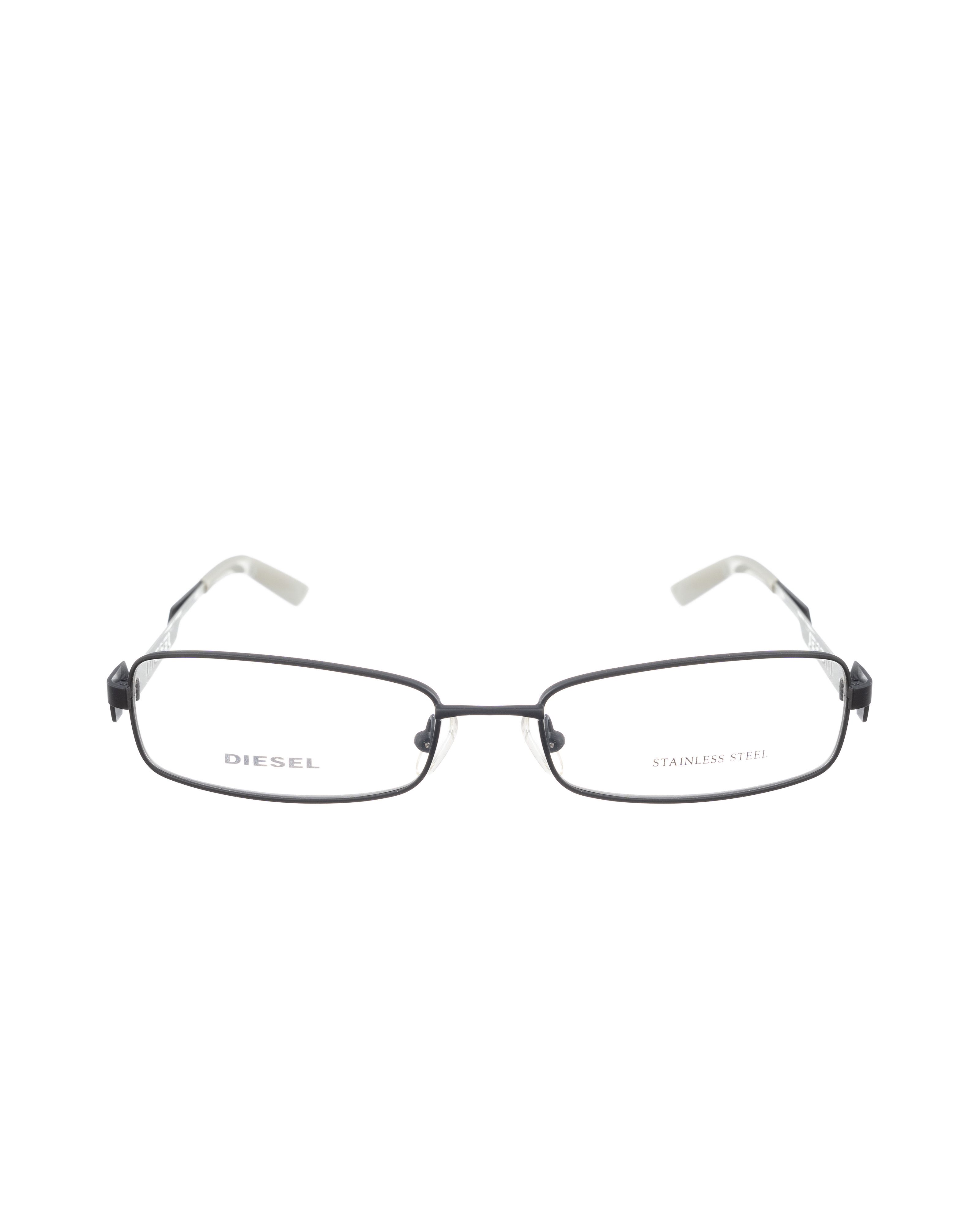 Diesel Diesel 00s Light Grey and Black Glasses with Cut Out Logo Size ONE SIZE - 3 Thumbnail