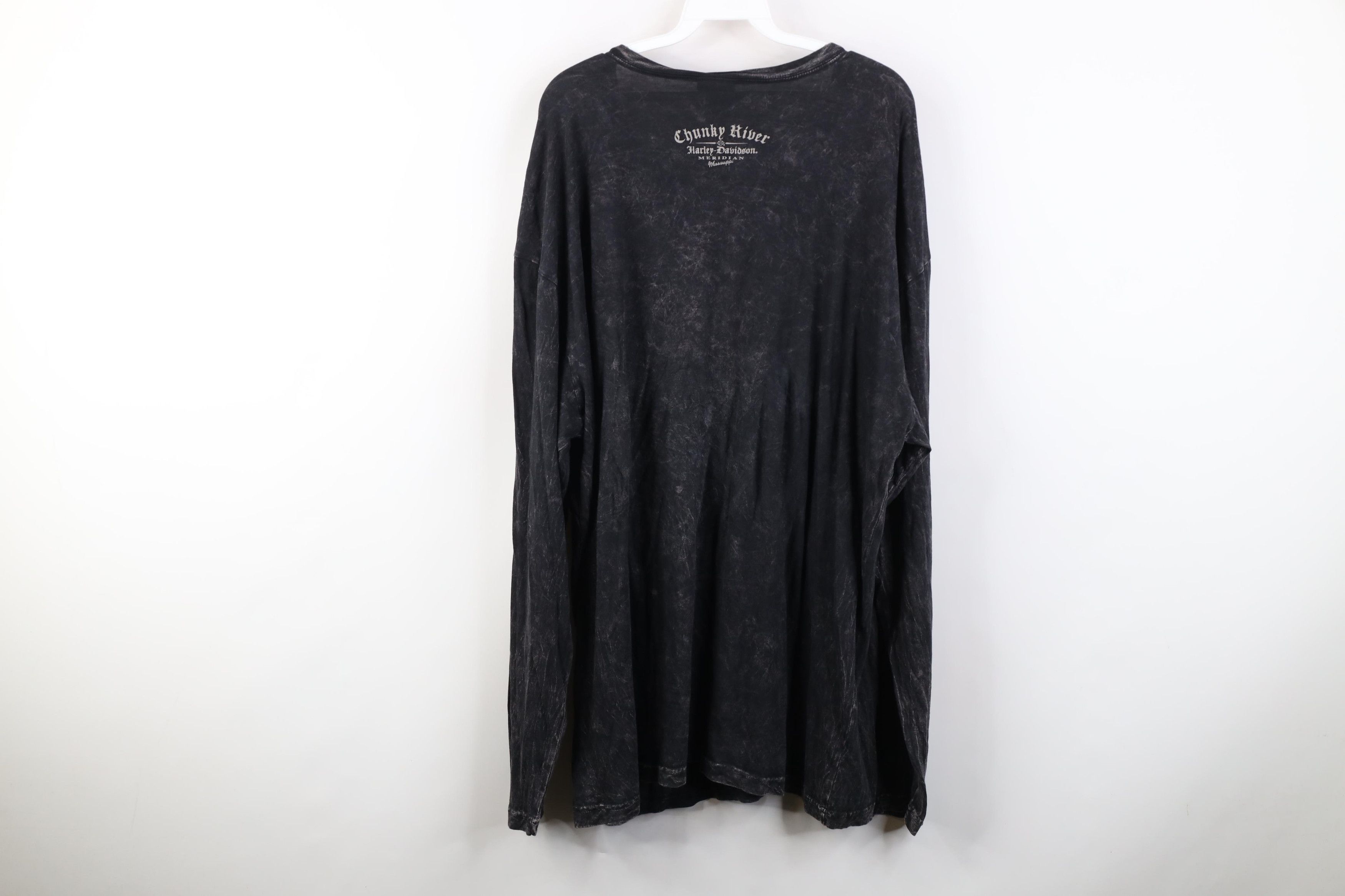 Harley Davidson Vintage Harley Davidson Skull Tribal Long Sleeve T-Shirt Size US XL / EU 56 / 4 - 11 Thumbnail