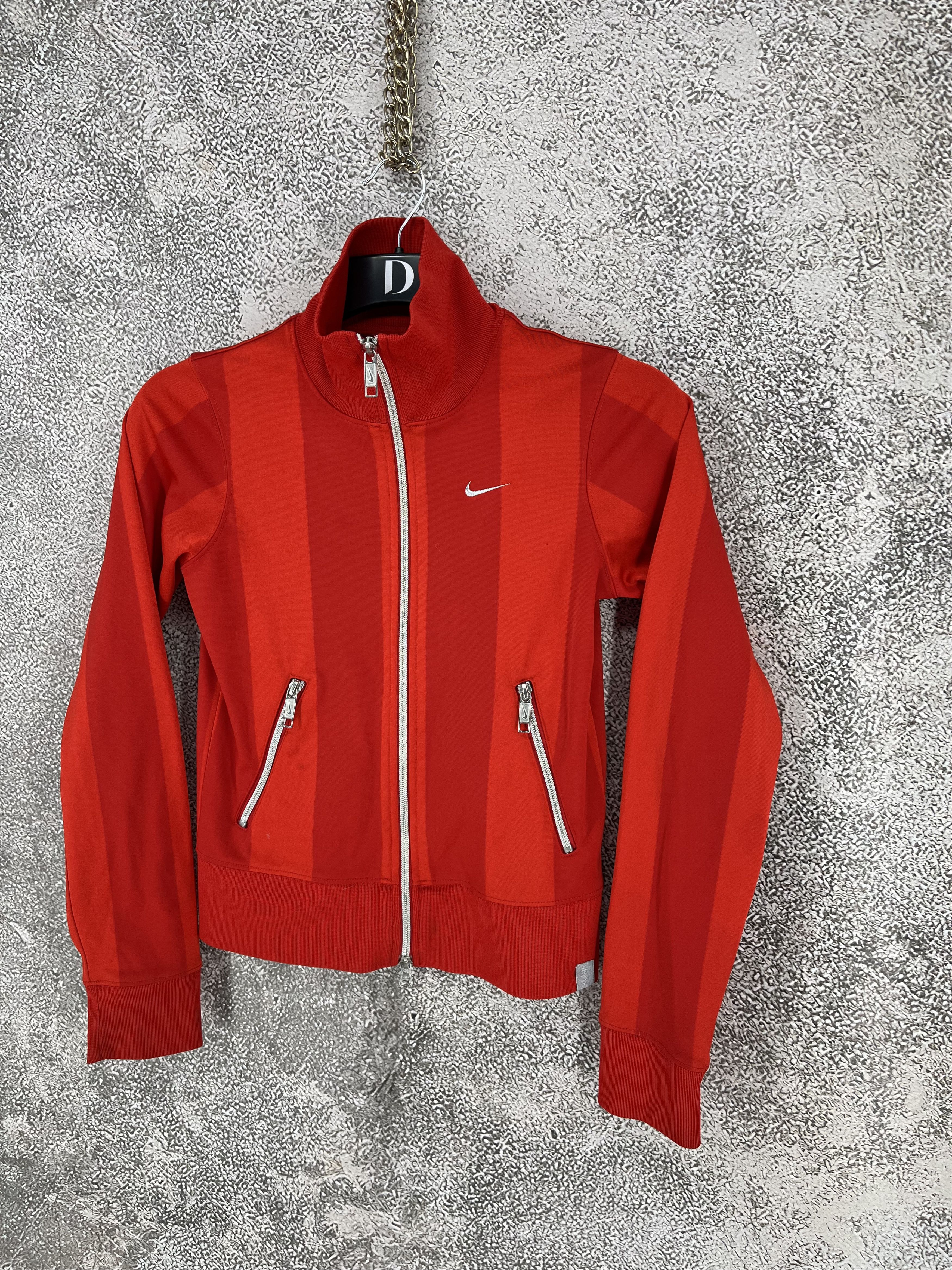Nike Women's Vintage 00's y2k Track Top Zip Jacket Just Do It Red Size S / US 4 / IT 40 - 3 Thumbnail