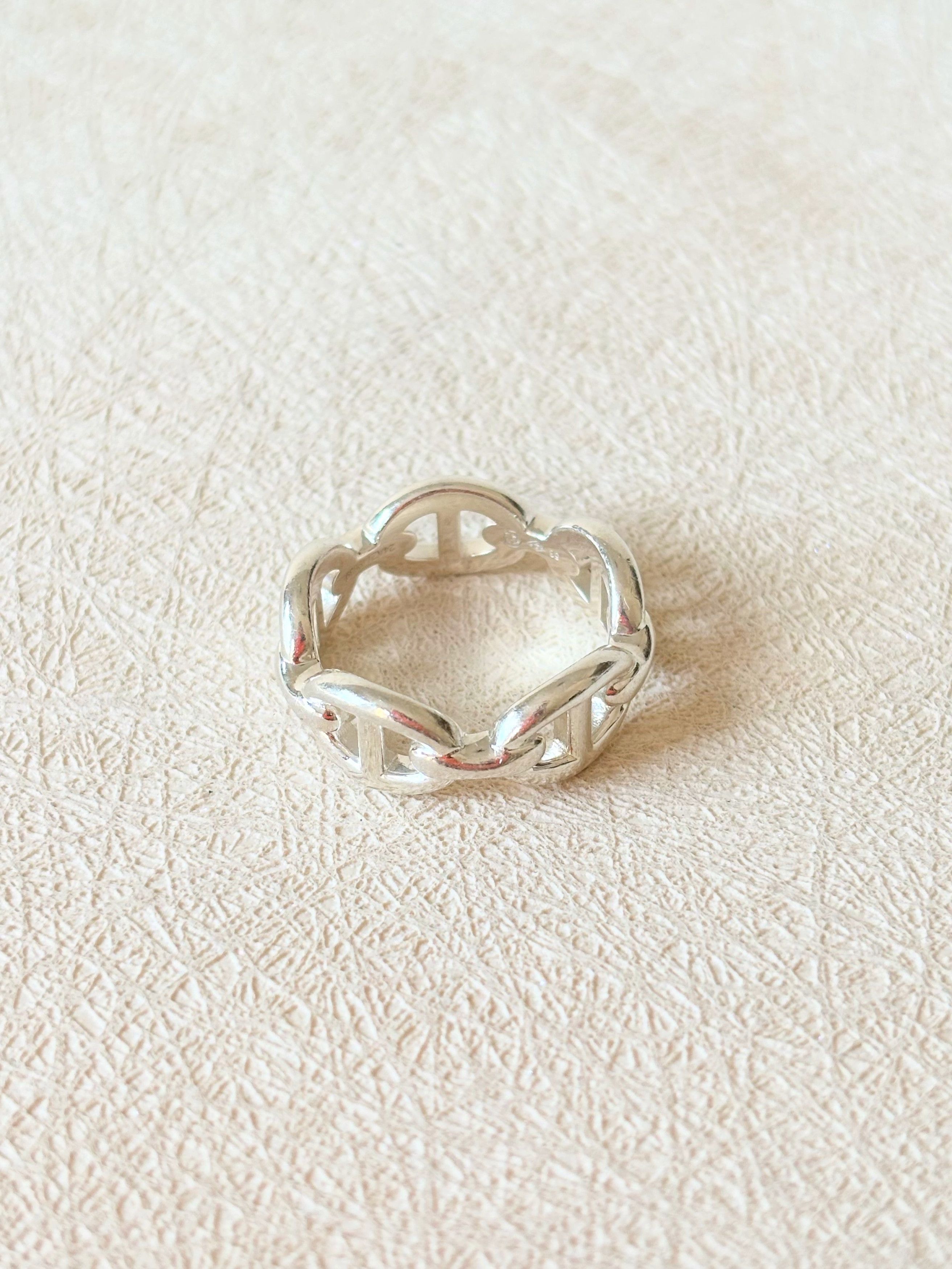 HERMÈS Bague Chaîne d'ancre
