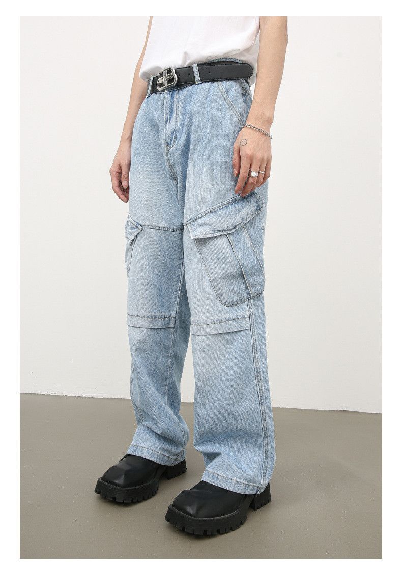 Japanese Brand × Jean American retro men's high street loose cargo jeans Size US 32 / EU 48 - 5 Thumbnail