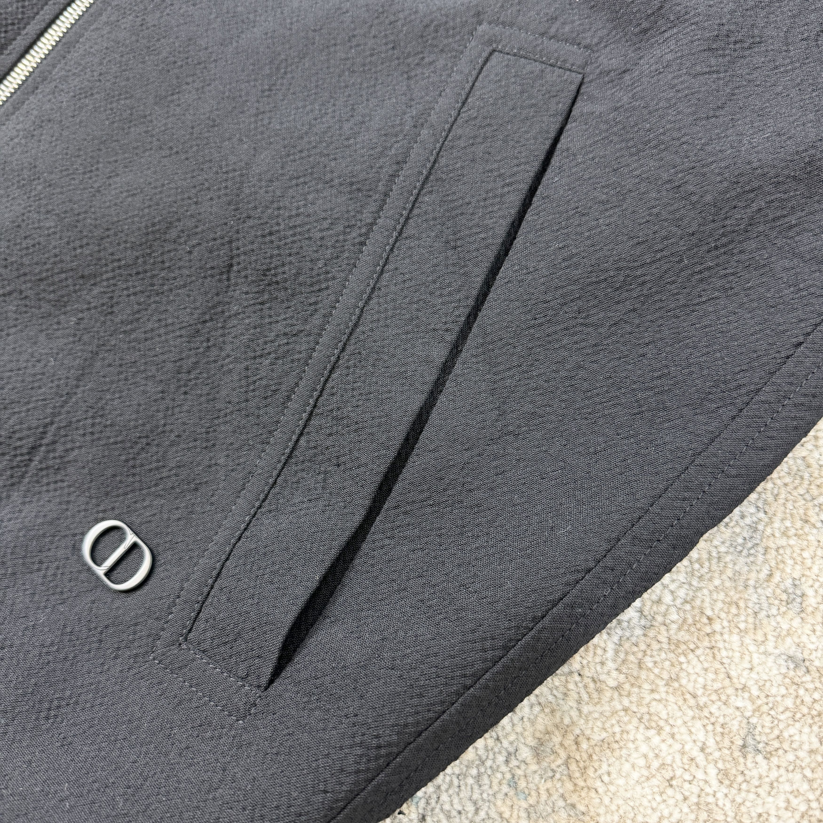 Dior Dior CD Zipper Bomber Jacket & Track Pants Black RRP £2590 Size US M / EU 48-50 / 2 - 3 Thumbnail