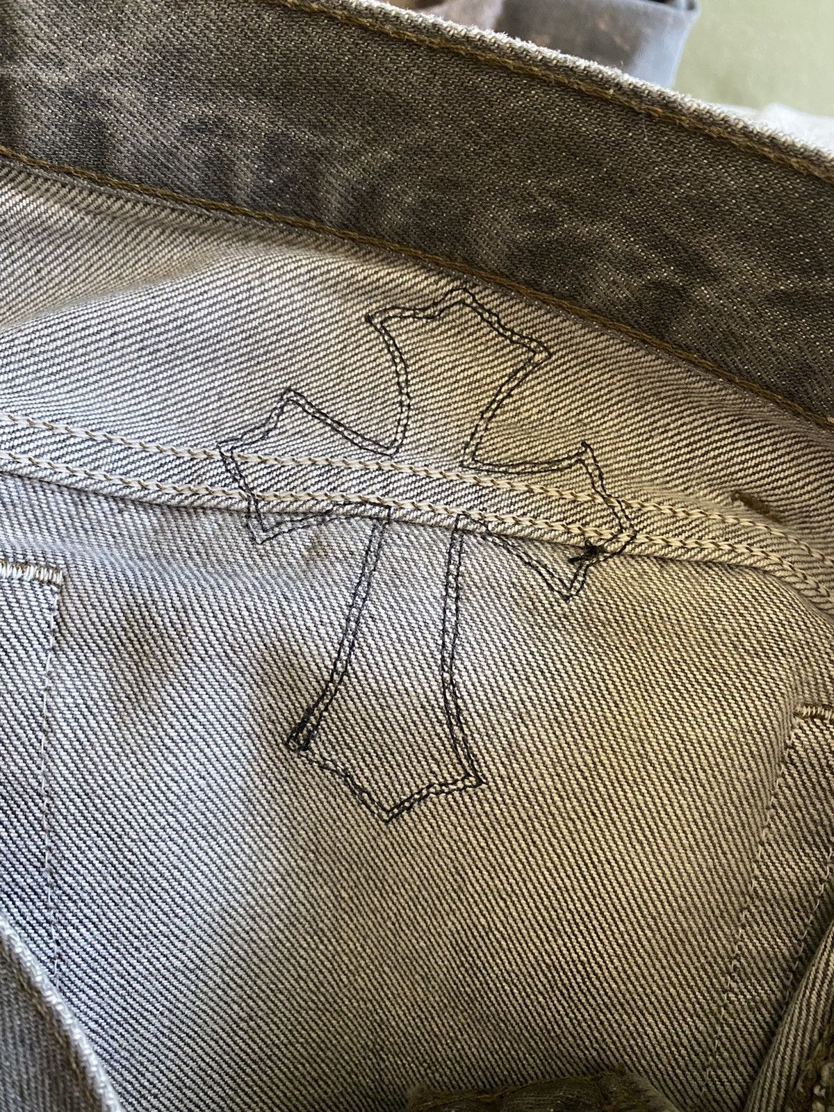 Chrome Hearts Chrome Hearts Gallery Dept Flared Grey Levi’s 501 Jeans Size US 29 - 23 Thumbnail