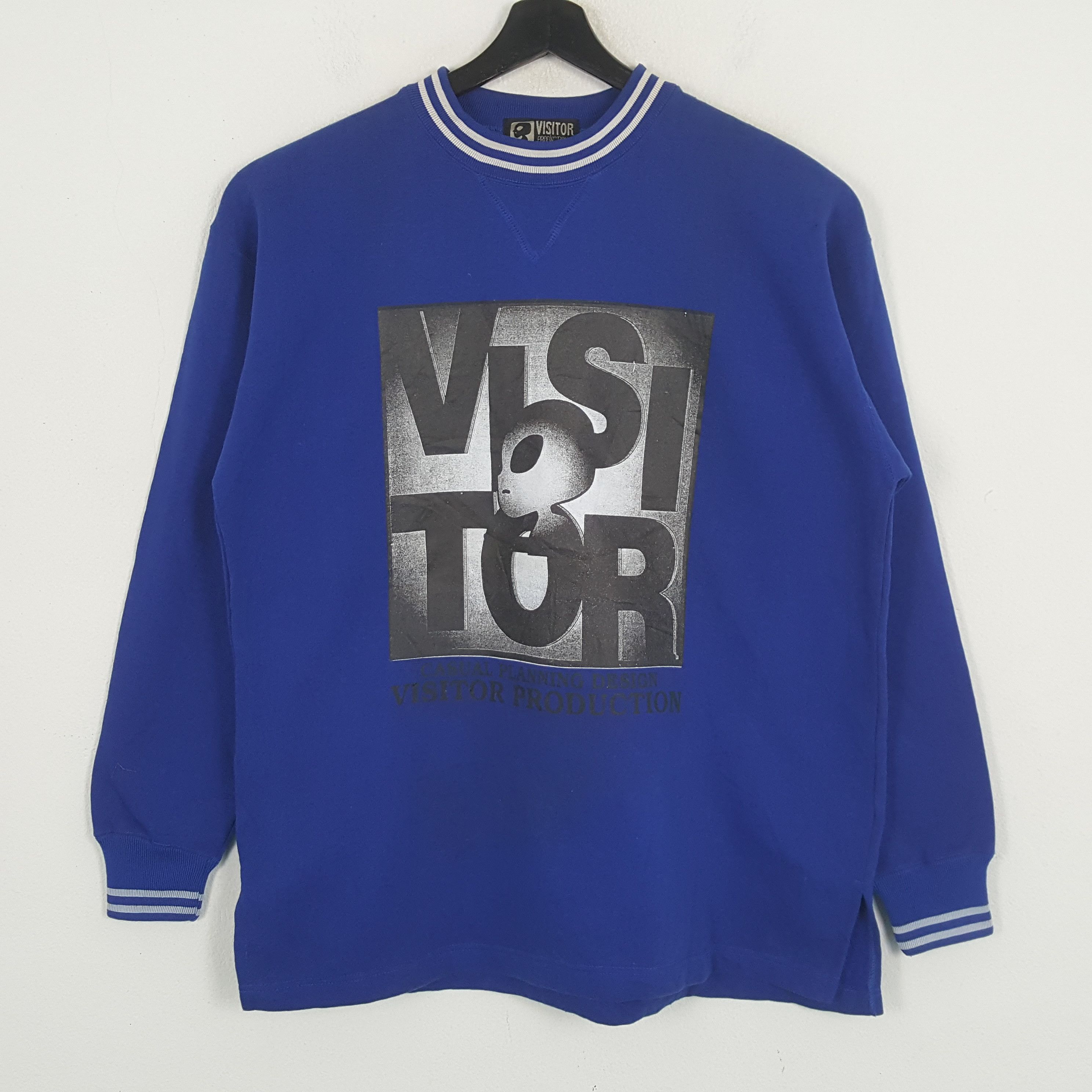 Visitor Production Alien Design Streetwear Sweatshirt