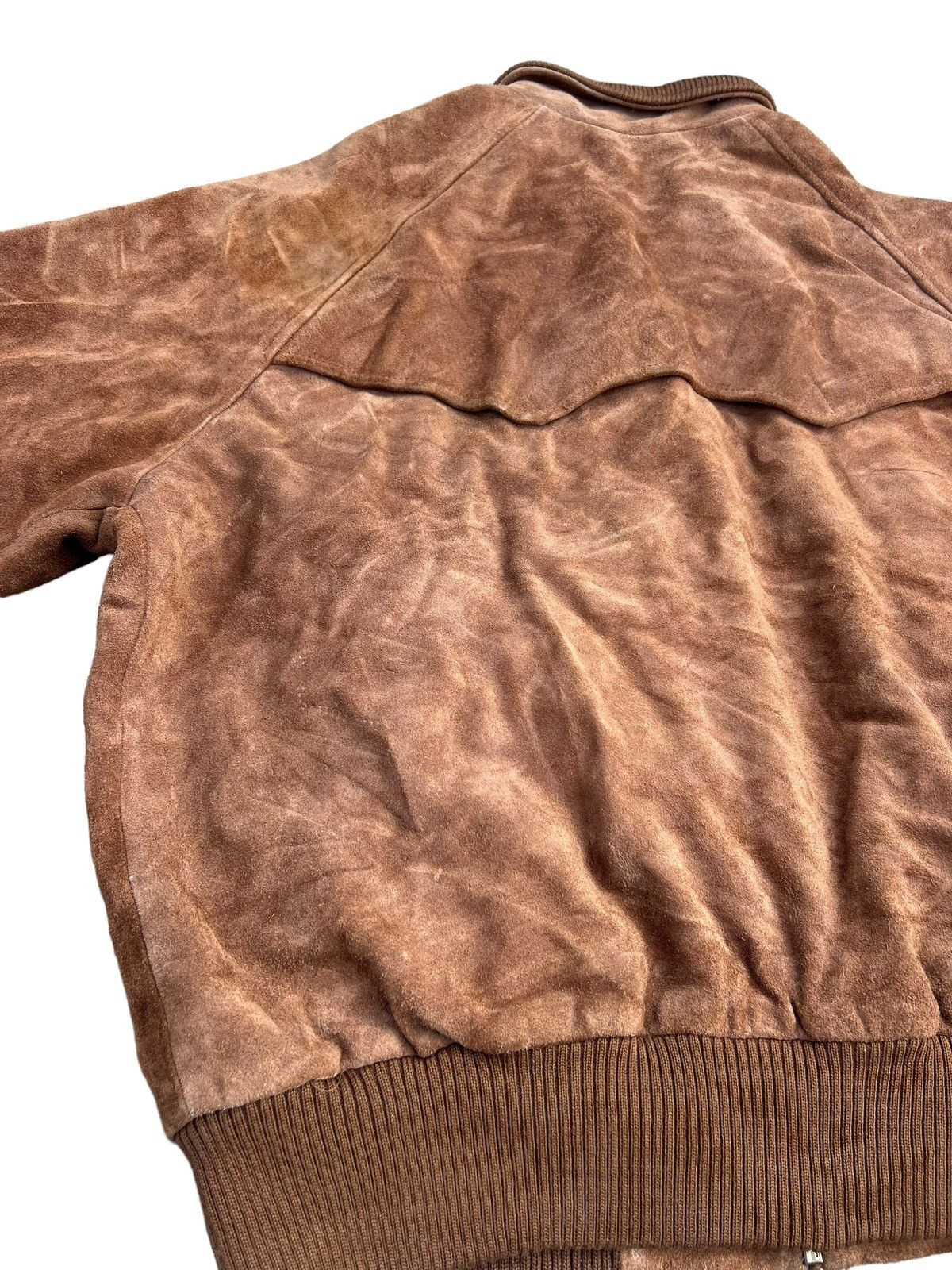 Polo Ralph Lauren VTG 90s Polo Ralph Lauren Patina Suede Leather Bomber Jacket Size US M / EU 48-50 / 2 - 22 Thumbnail