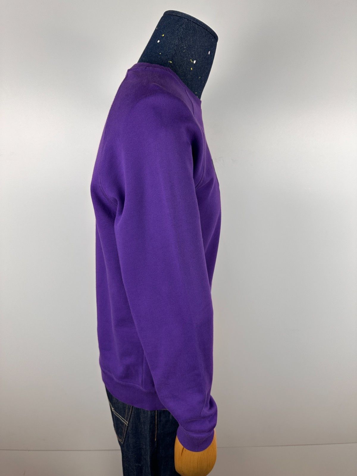 Versace Versace Jeans Mens Sweatshirt Big Logo Purple Size S Size US S / EU 44-46 / 1 - 6 Thumbnail