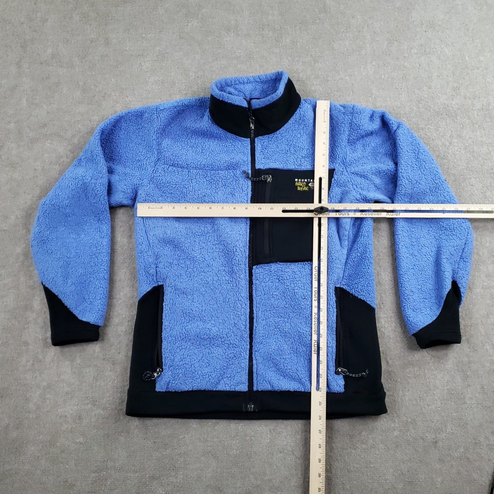 Mountain Hardwear Mountain Hardwear Jacket Womens Large Blue Sherpa Fleece Full Zip Pockets Warm Size L / US 10 / IT 46 - 2 Thumbnail