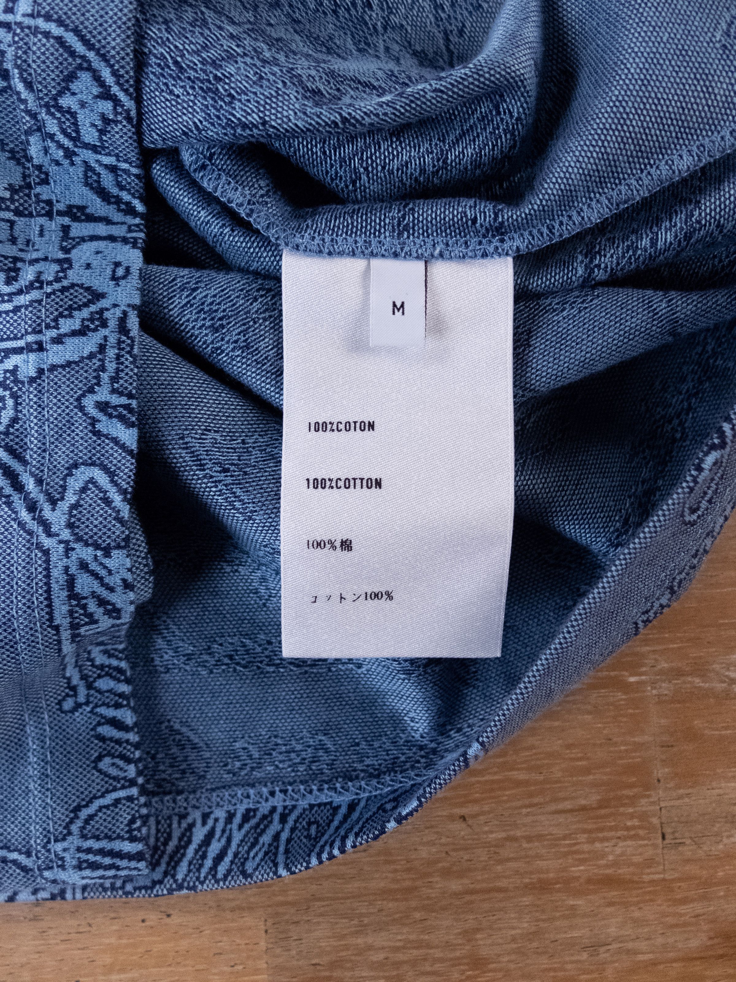 Berluti BERLUTI Striped Scritto blue majorelle cotton polo shirt M Size US M / EU 48-50 / 2 - 8 Thumbnail